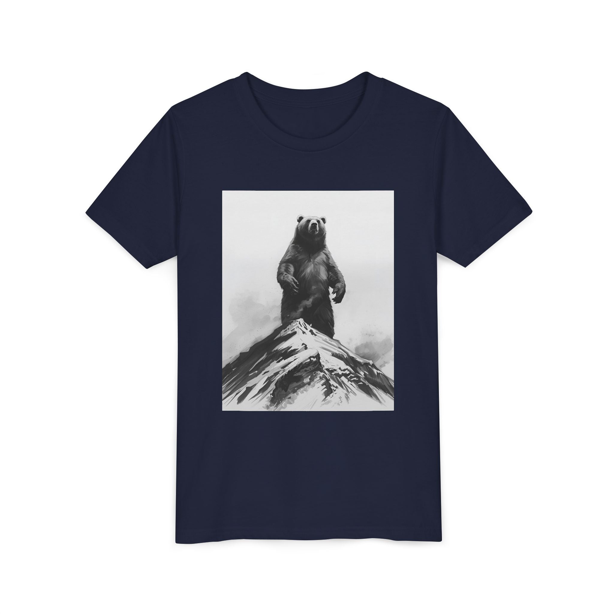 Bear Mountain Snow Youth Short Sleeve Tee