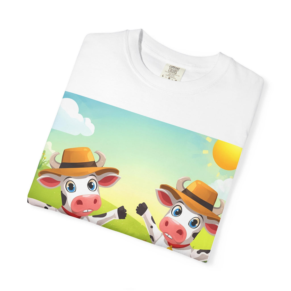 Cute Cow Fun Farm Playful Cow Graphic T-Shirt, Fun Tee for Kids, Animal Lovers, Farm Life, Casual Wear, Summer Vibes, Birthday Gift