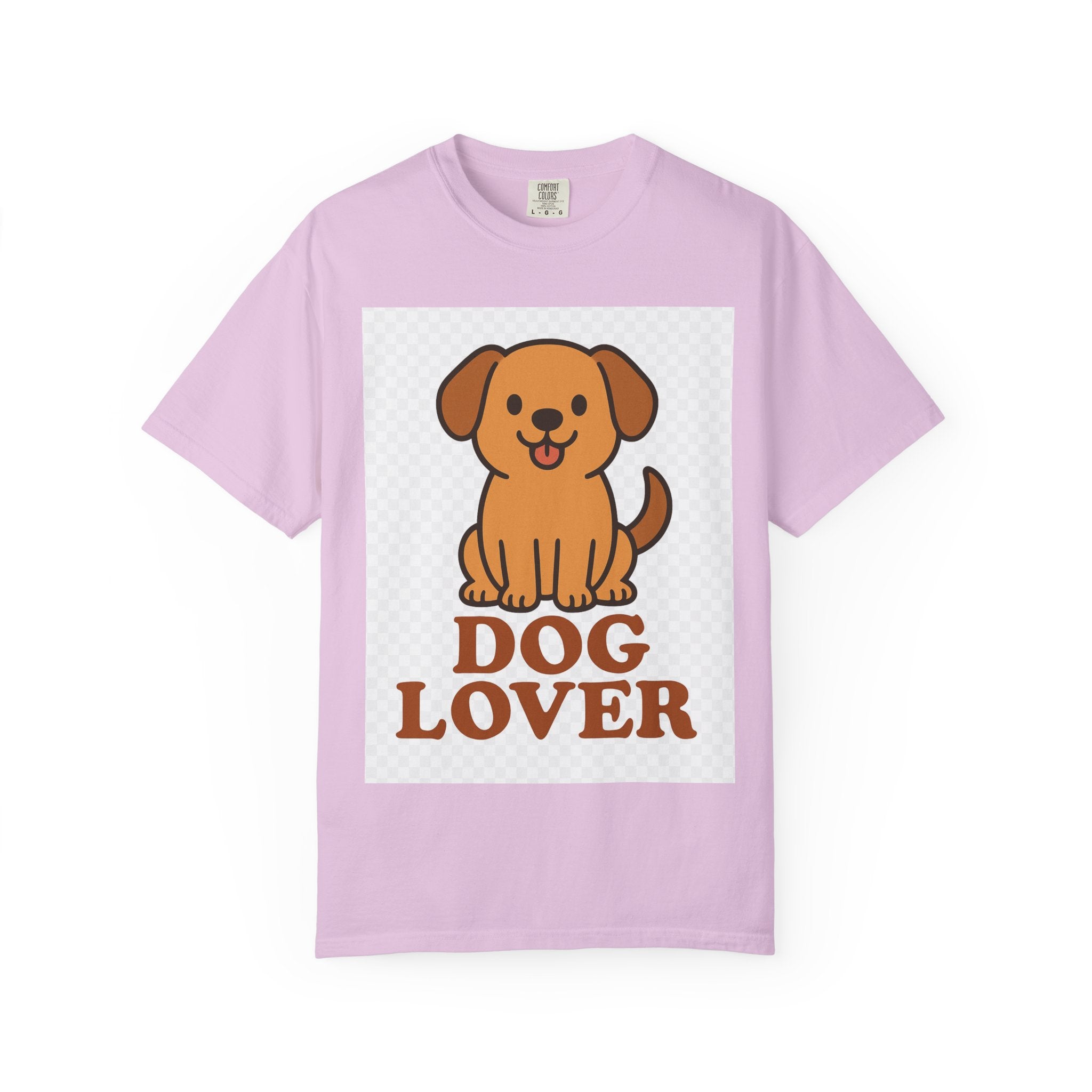 Dog Lover Garment-Dyed T-Shirt, Cute Animal Tee, Pet Parent Gift, Casual Dog Shirt, Unisex Doggy Apparel