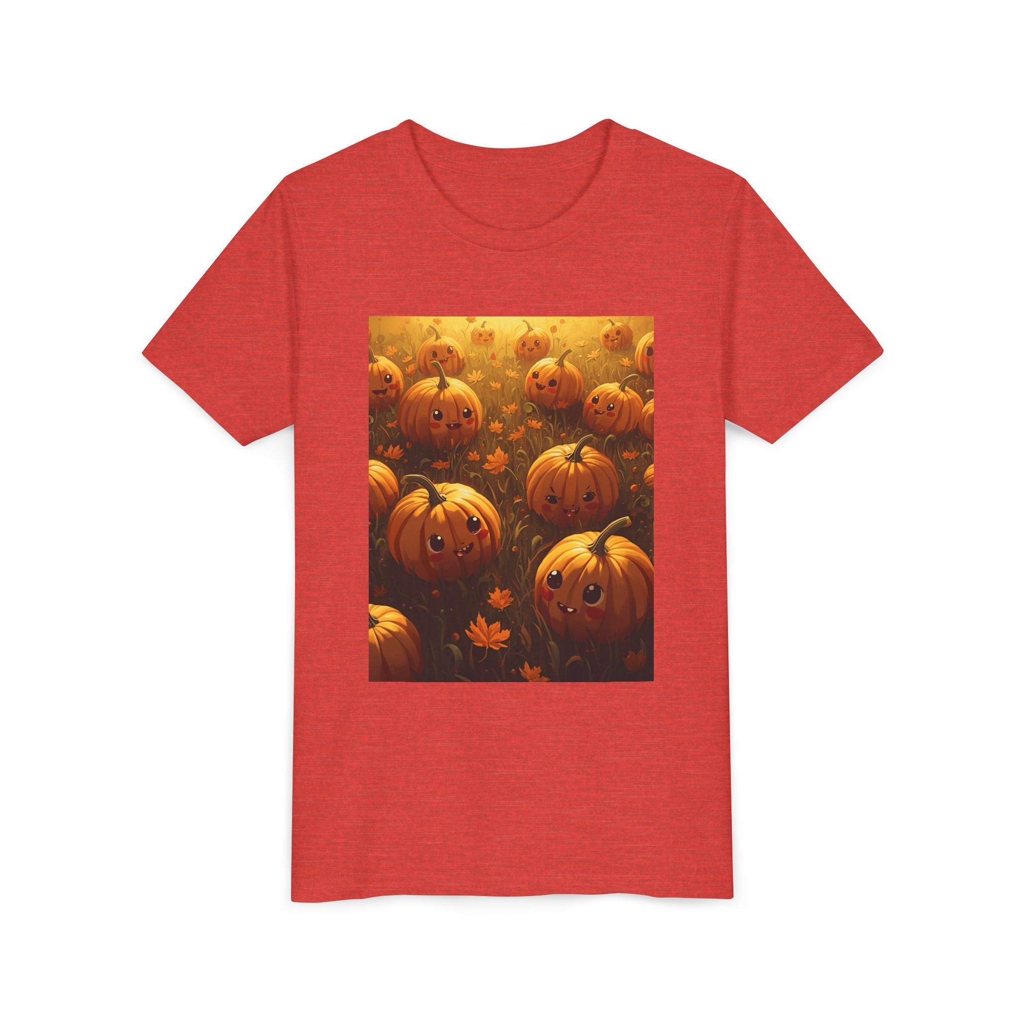 Pumpkin Halloween Youth Tee, Fall Shirt, Halloween Gift, Kids Halloween Apparel, Harvest Celebration T-shirt