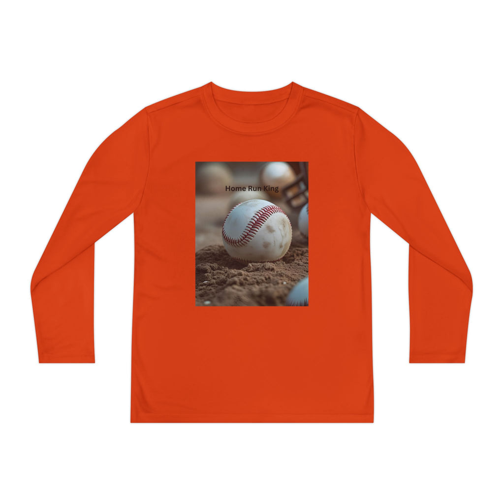 Baseball Youth Long Sleeve Shirt, Kids Sports Tee, Team Fundraiser, Athletic Wear, Birthday Gift, Gifts for Young Players