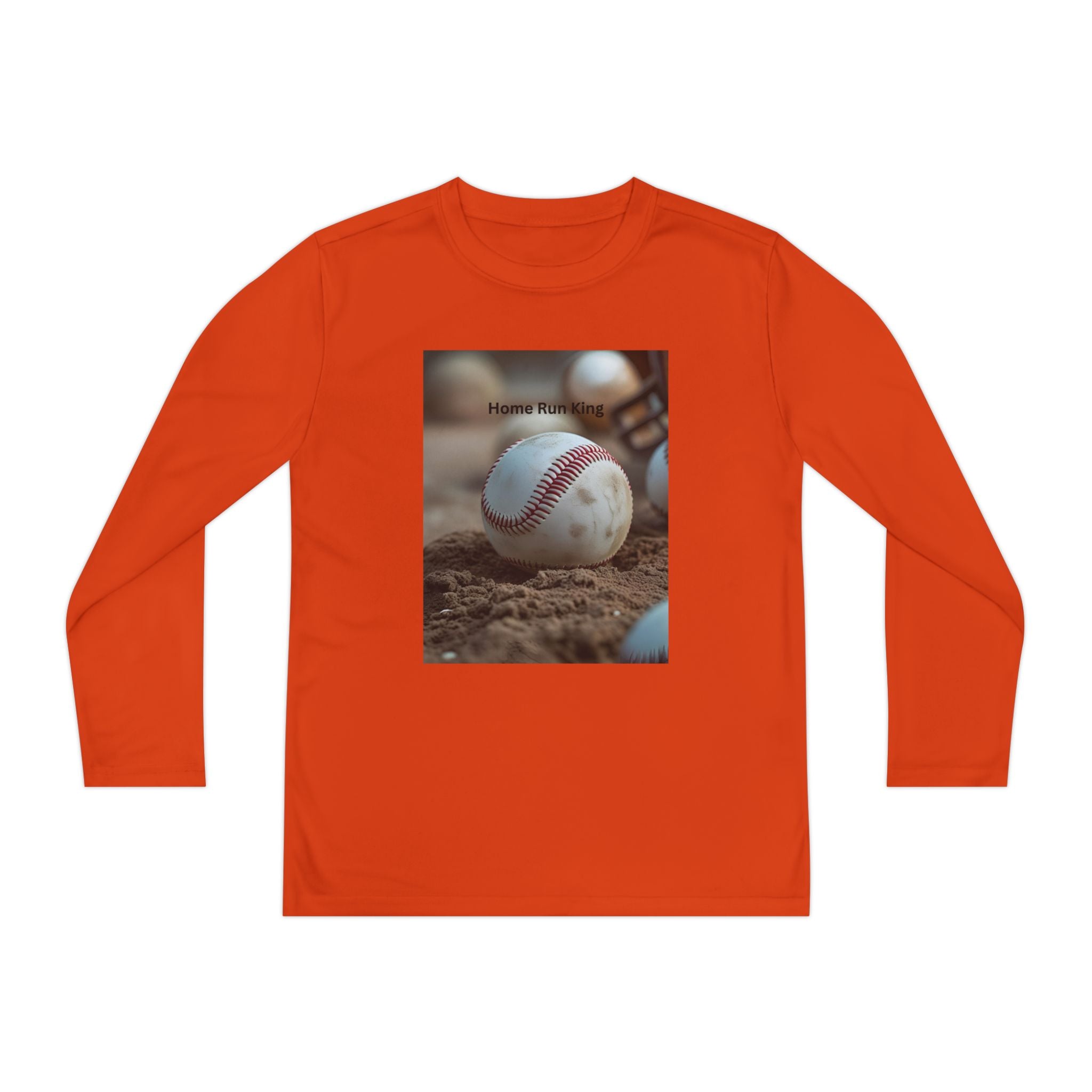 Baseball Youth Long Sleeve Shirt, Kids Sports Tee, Team Fundraiser, Athletic Wear, Birthday Gift, Gifts for Young Players