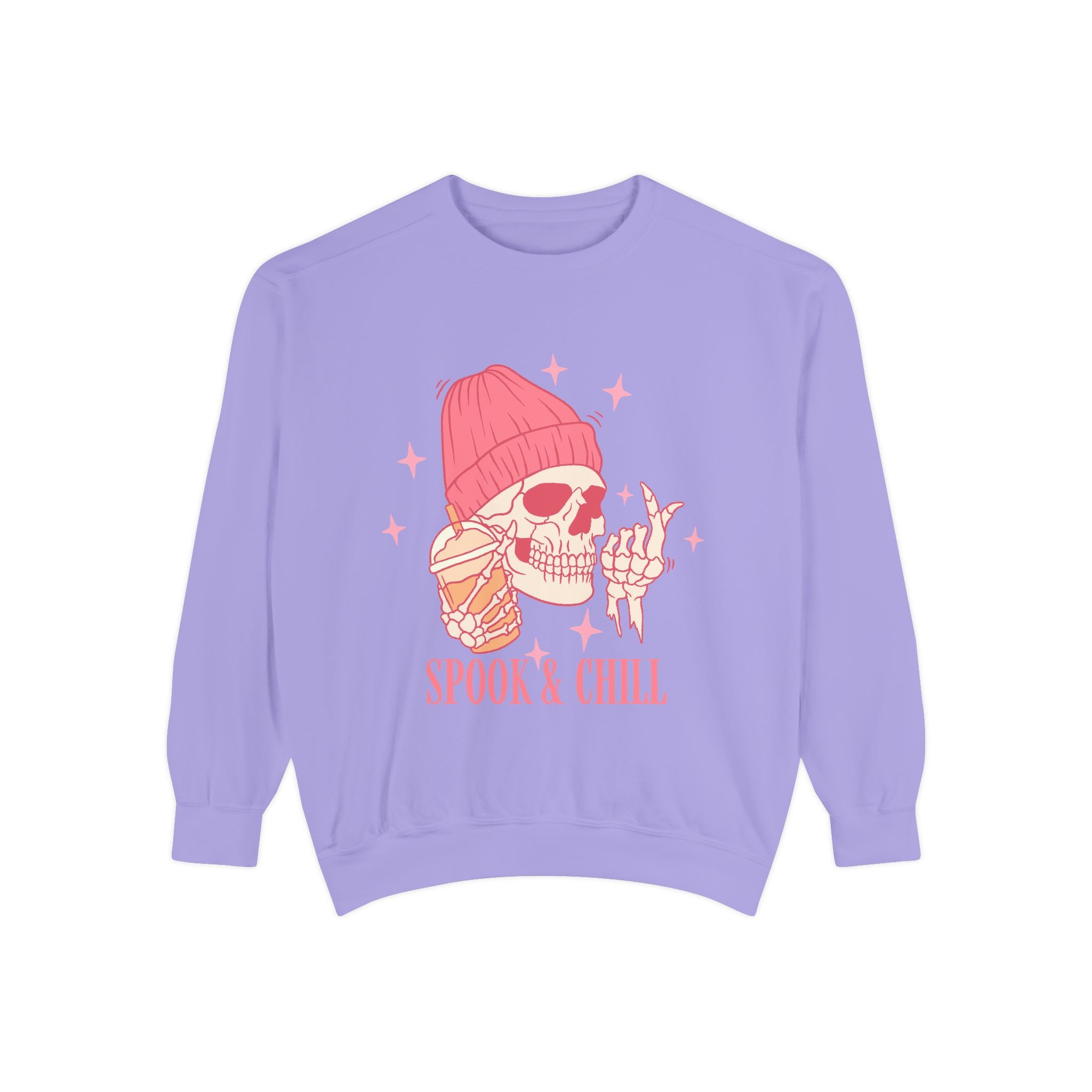 Spook & Chill Unisex Garment-Dyed Sweatshirt