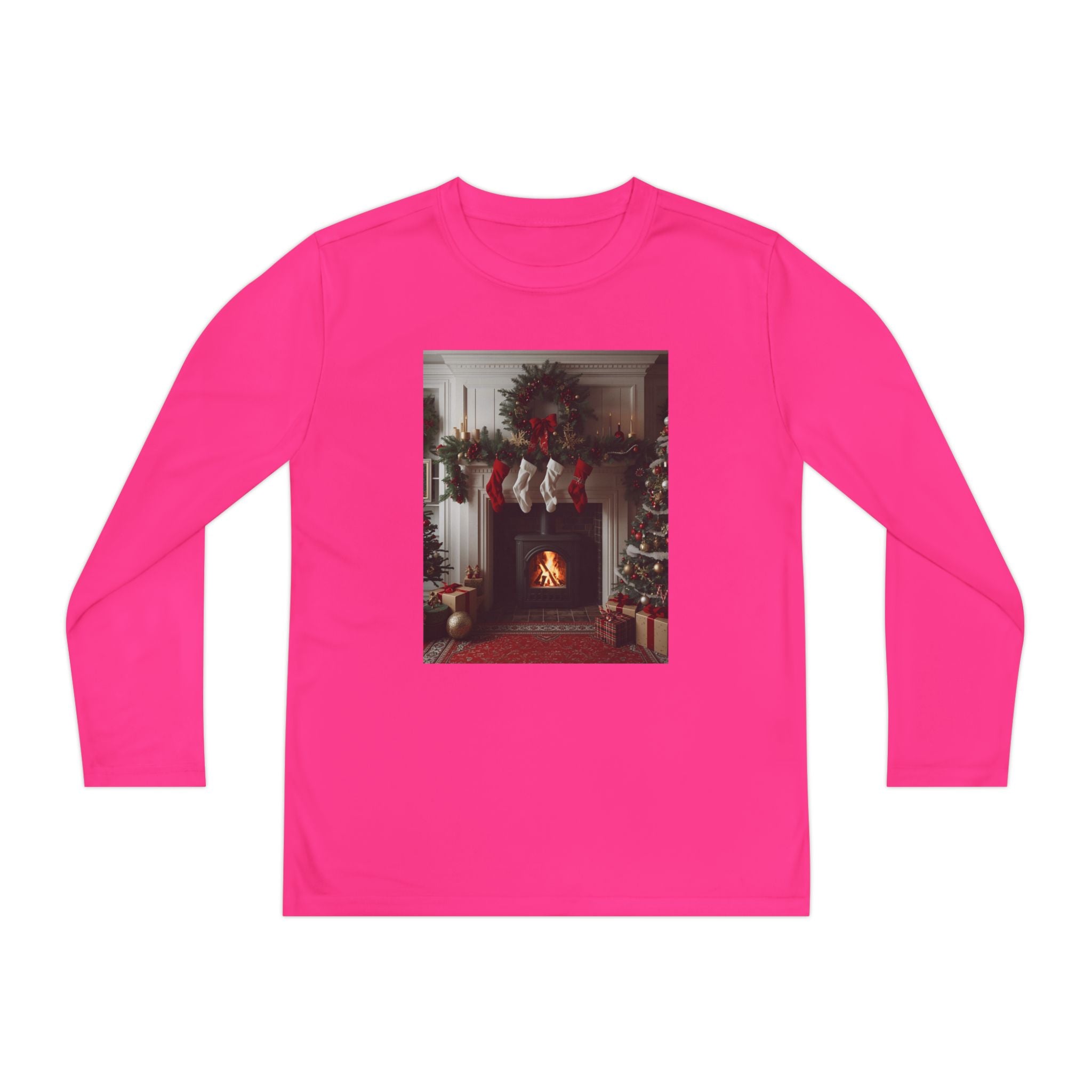 Cozy Christmas Youth Long Sleeve Competitor Tee