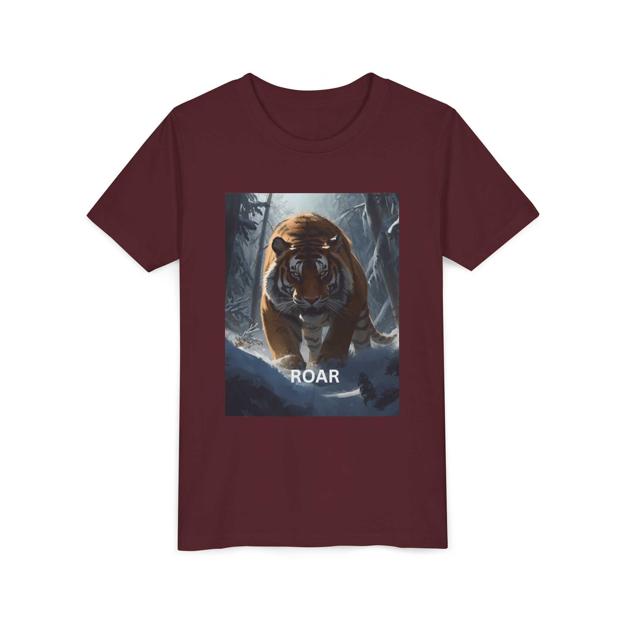 Tiger Roar Snow Youth Short Sleeve Tee