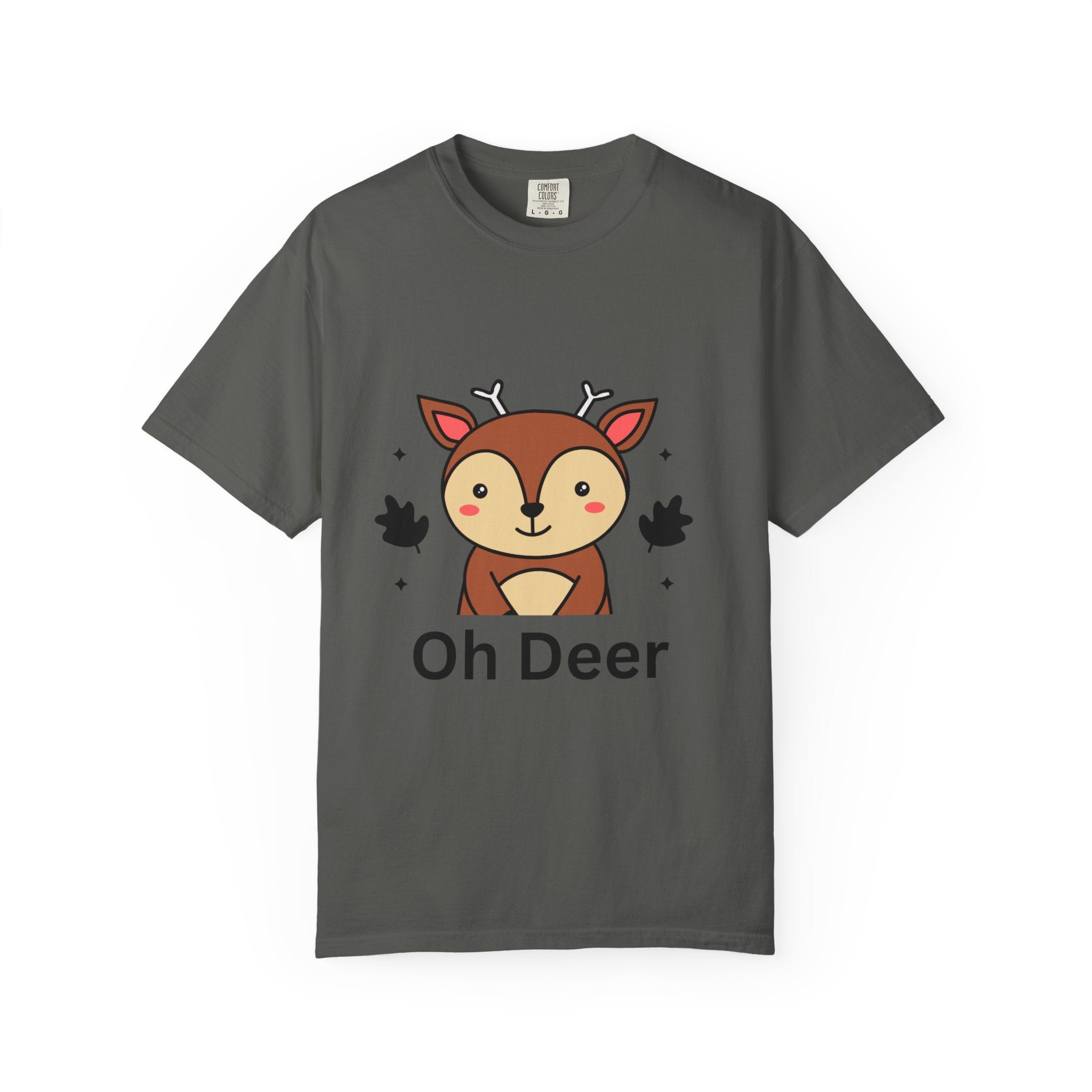 Cute 'Oh Deer' Unisex T-Shirt, Funny Animal Tee, Gift for Animal Lovers, Perfect for Birthdays and Holidays, Casual Wear