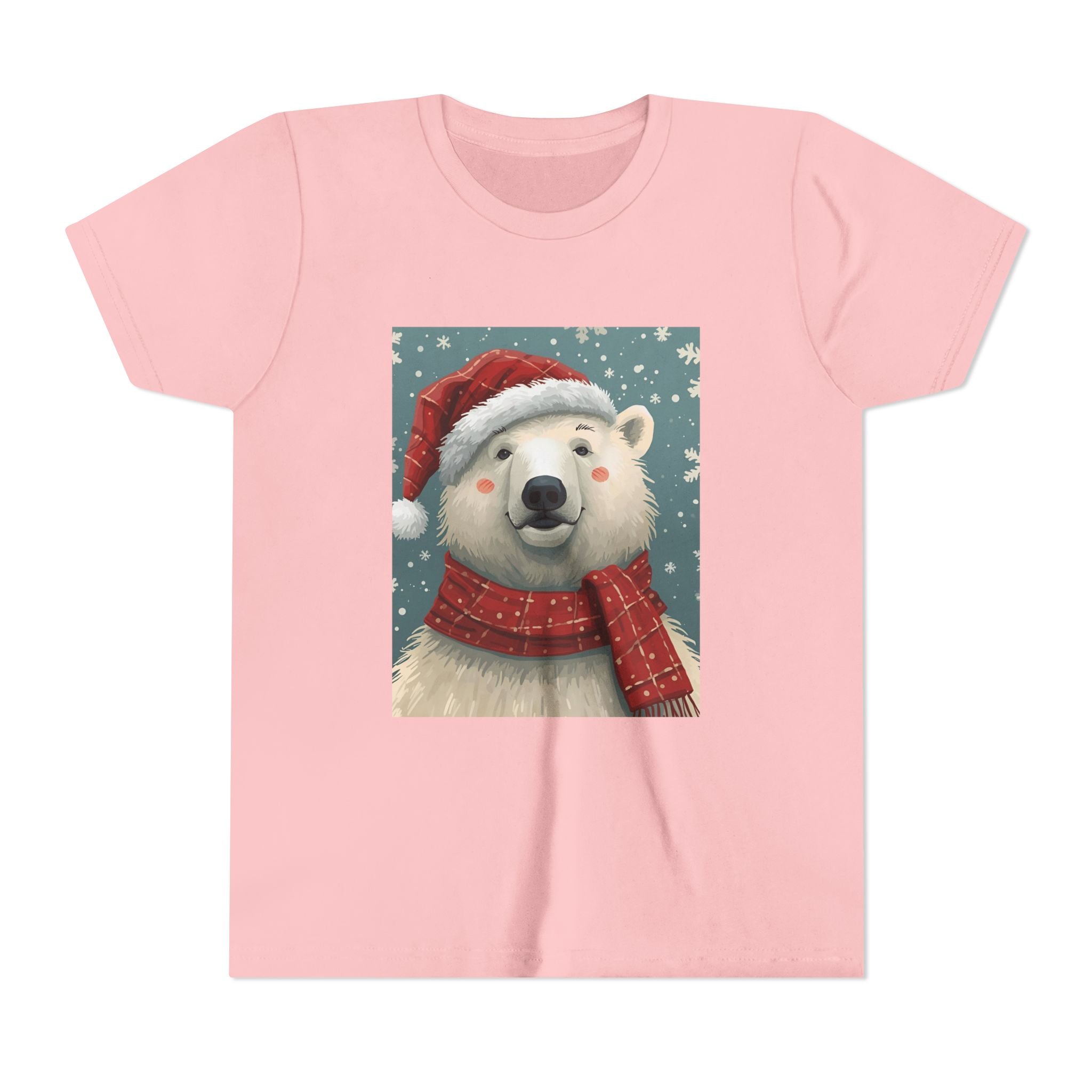 Christmas Bear Youth Short Sleeve Tee