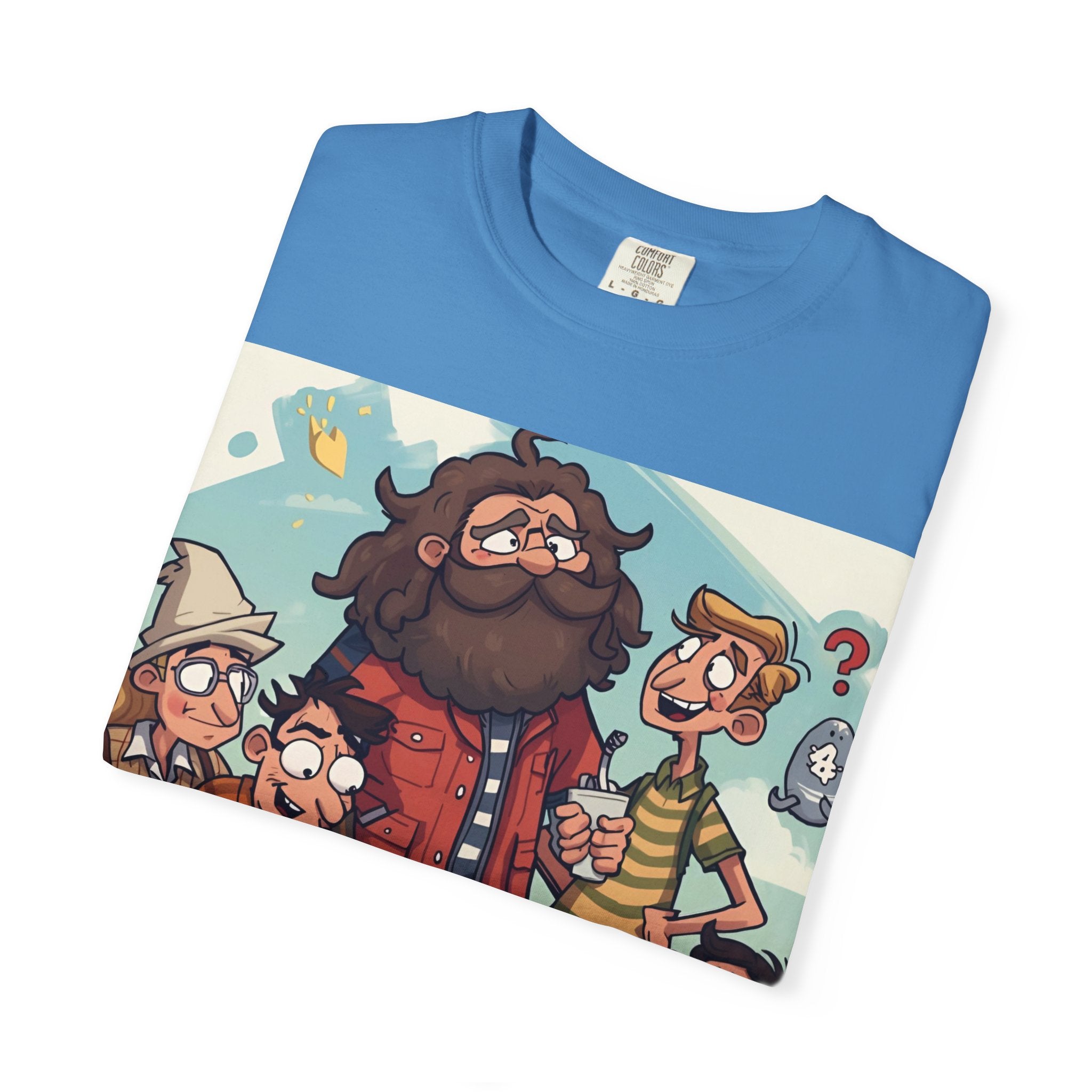 Charming Cartoon Graphic Tee, Fun Unisex T-shirt for Casual Wear, Unique Gift Ideas for Holidays, Family Gatherings, Cartoon Lovers, [...]