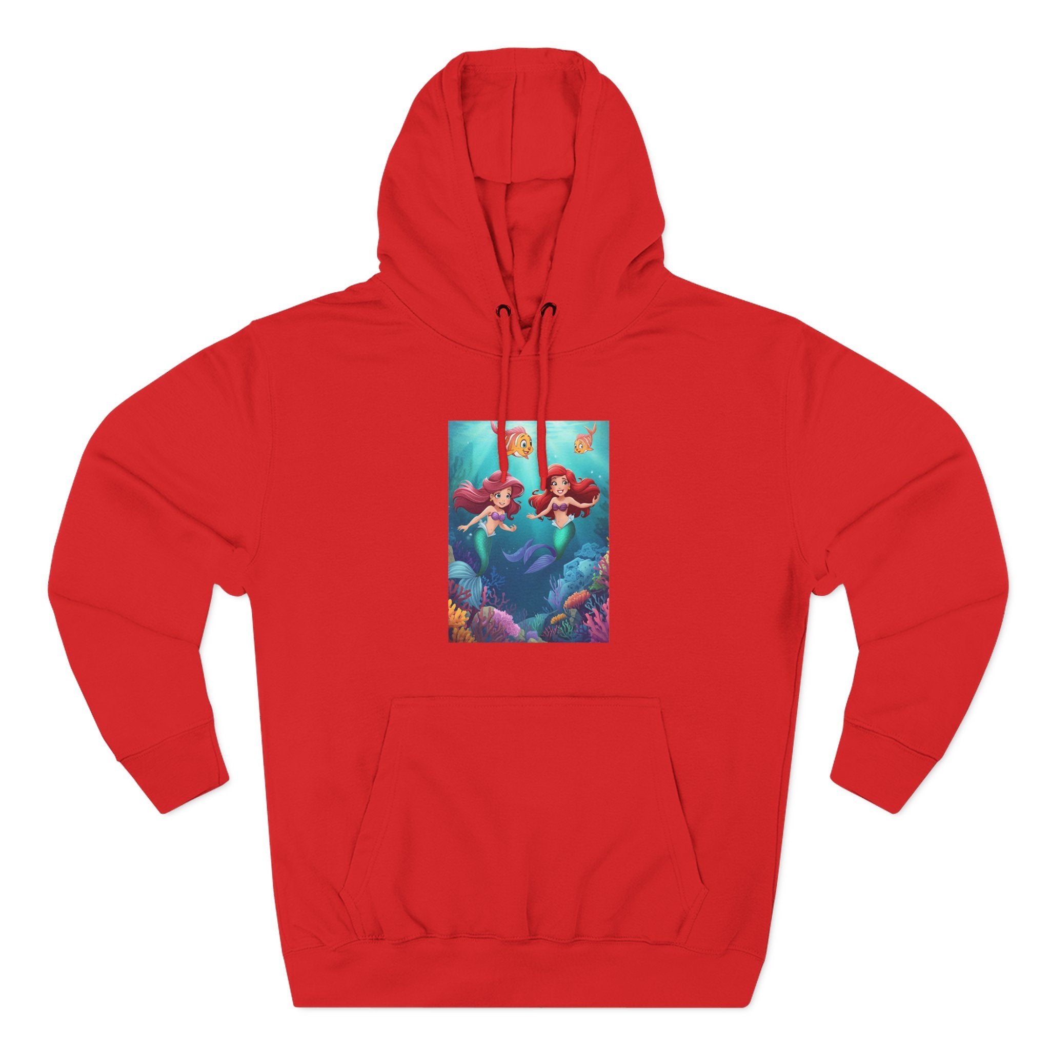 Mermaid Three-Panel Fleece Hoodie