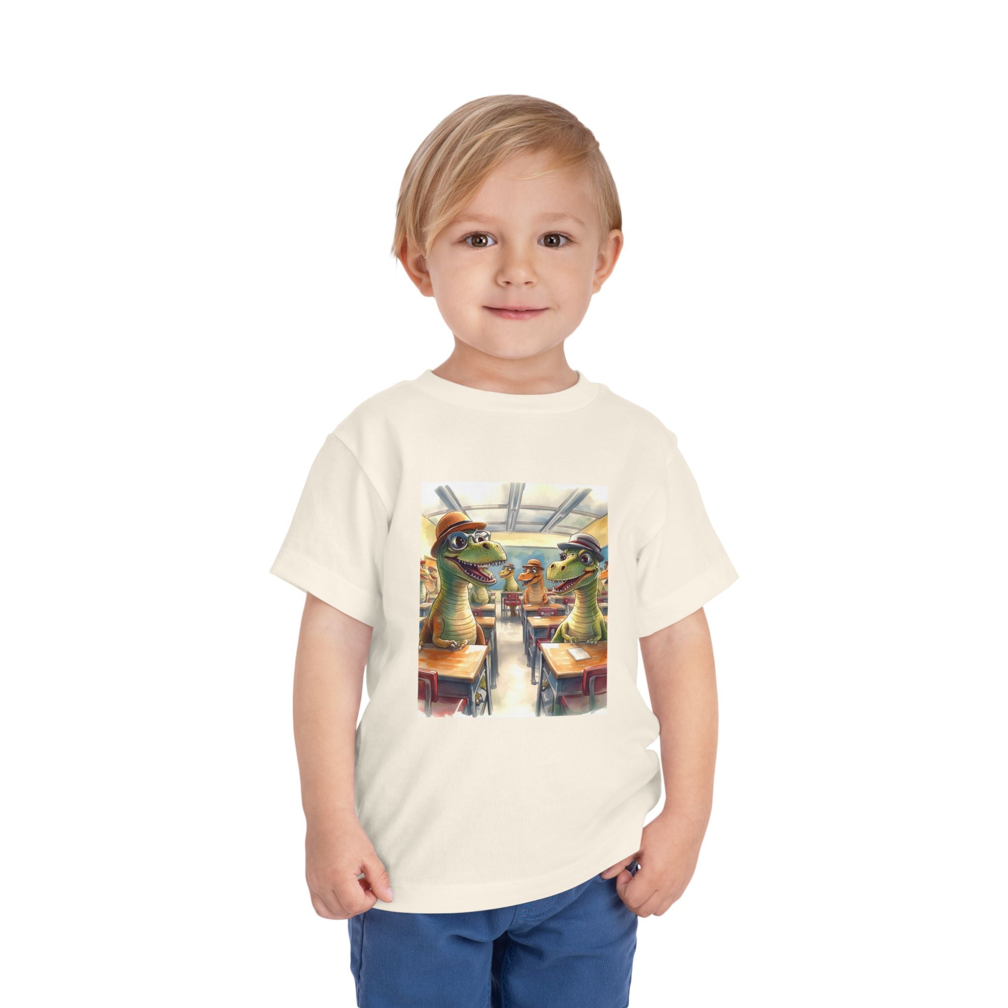 Dinosaur Classroom Toddler Tee - Fun Dino Shirt, Kids T-Shirt, Dinosaur Humor Tee, Cute Short Sleeve Top, Birthday Gift