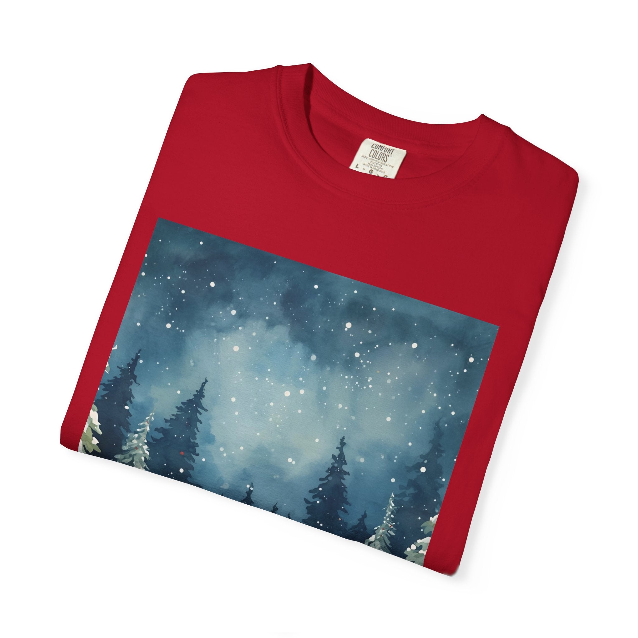 Winter Wonderland T-Shirt, Holiday Gift, Unisex Tee, Cozy Winter Apparel, Snowy Scene Shirt, Christmas Fashion