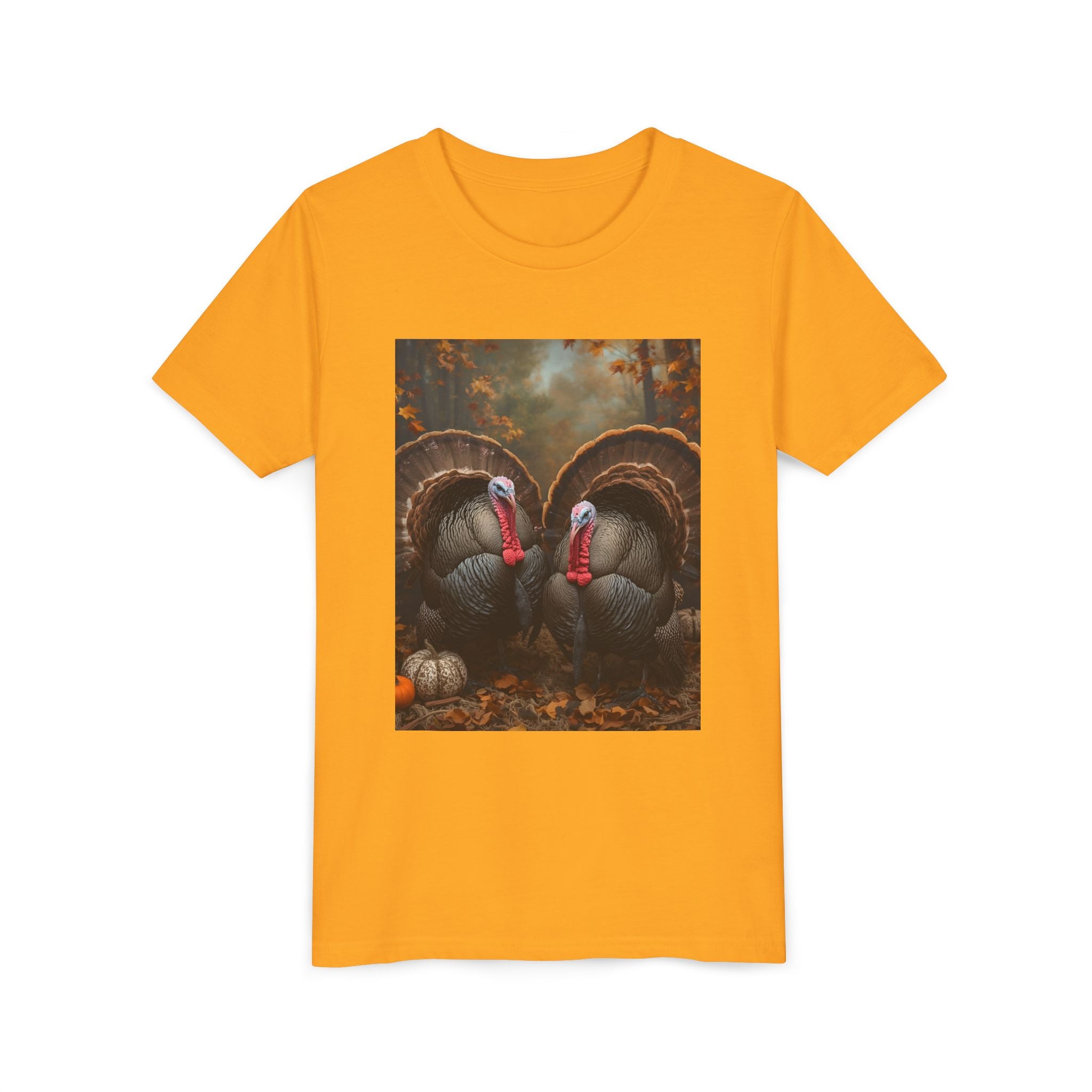 Thanksgiving Turkey Youth Short Sleeve Tee