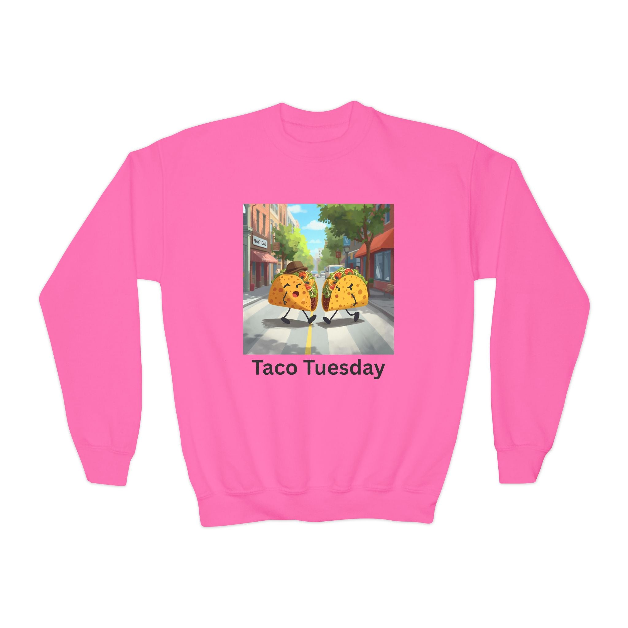 Taco Tuesday Youth Crewneck Sweatshirt