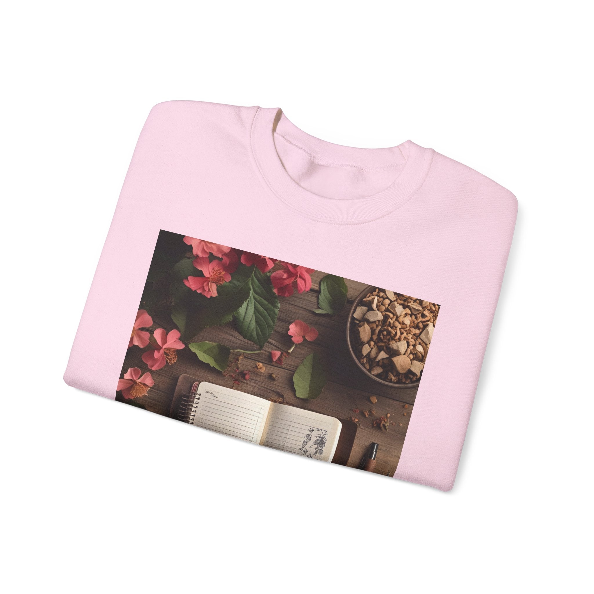 Floral Inspirational Sweatshirt | Cozy Crewneck for Writers, Nature Lovers, Journal Enthusiasts, Perfect Gift for Friends