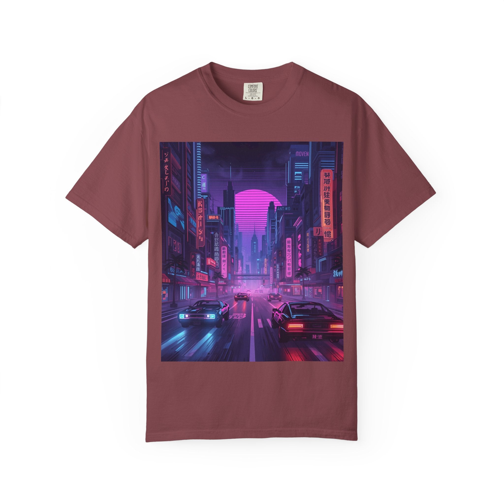 Futuristic City Unisex T-Shirt, Trendy Graphic Tee, Streetwear Style, Perfect for Gifts, Casual Wear, Summer Vibes