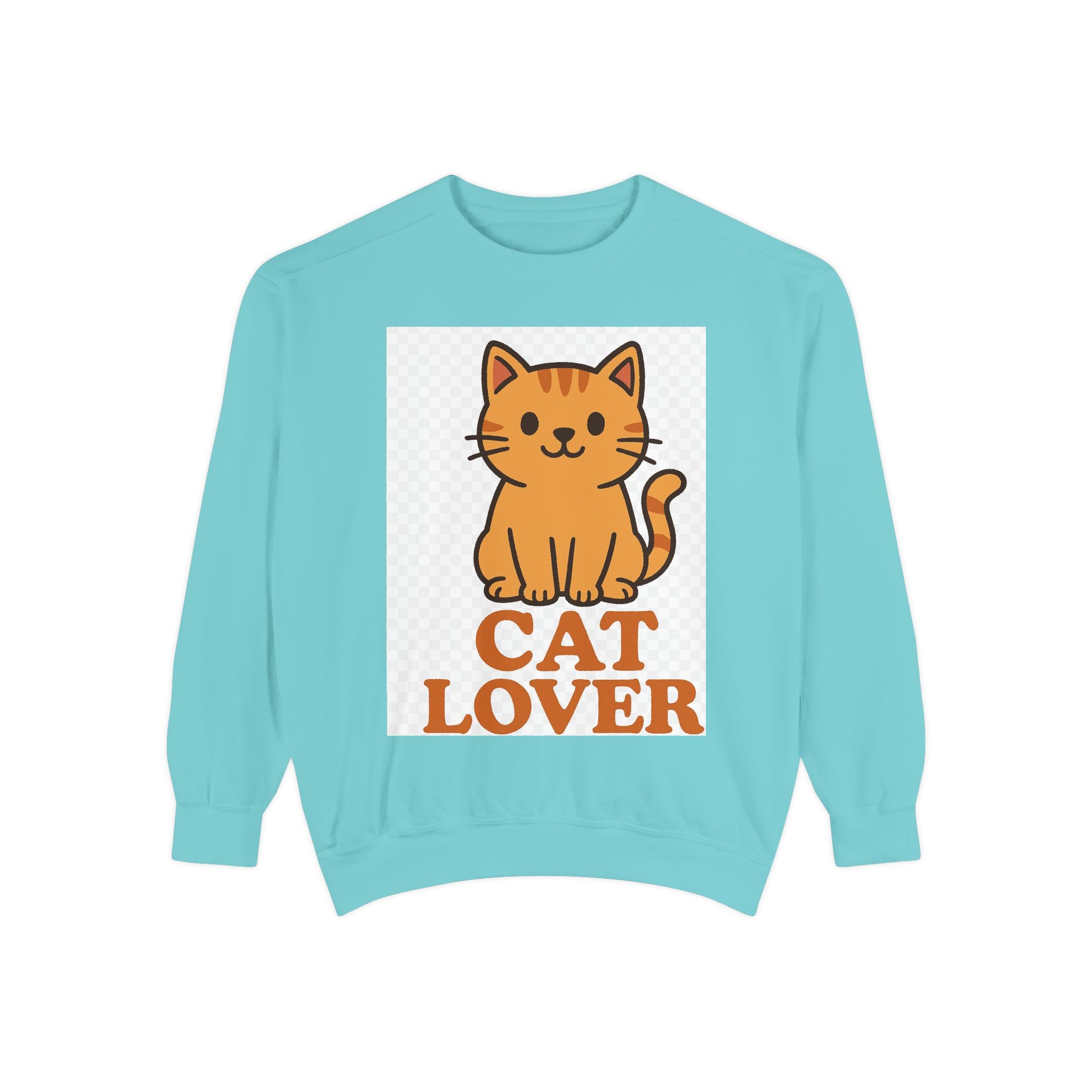 Cat Lover Unisex Garment-Dyed Sweatshirt