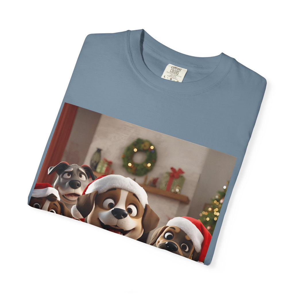 Cute Christmas Festive Dog Holiday T-Shirt | Pet Lover Gift, Christmas Shirt, Unisex Casual Tee, Cute Animal Apparel, Holiday Spirit Outfit