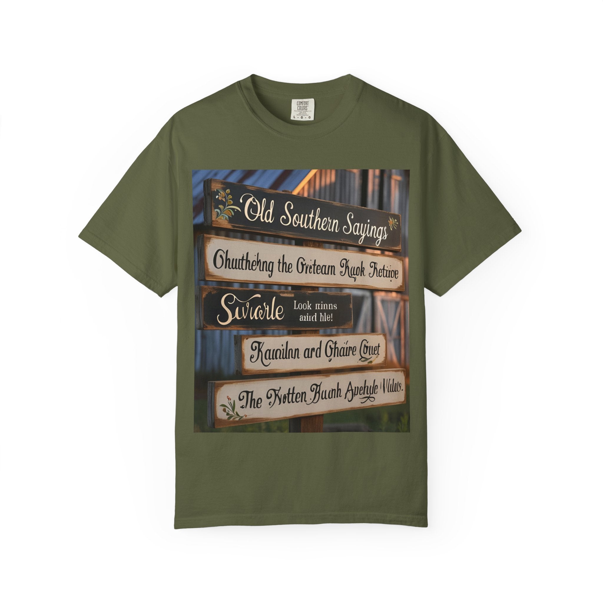 Old Southern Sayings Crossing T-Shirt, Gift for Southerners, Vintage Style Tee, Casual Comfort Wear, Perfect for Gatherings and Celebrations