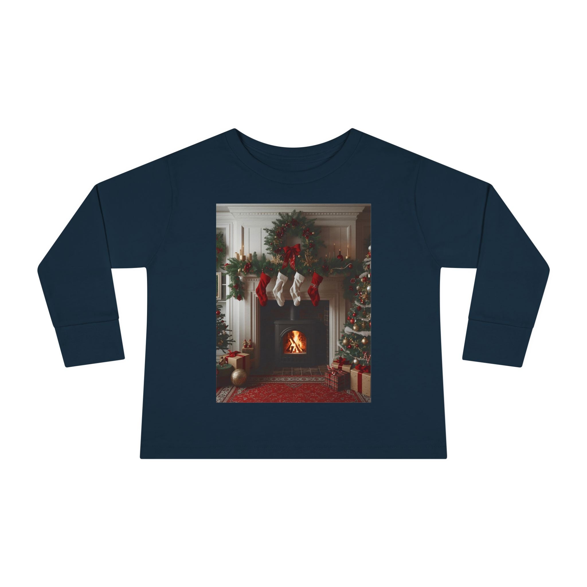 Cozy Christmas Toddler Long Sleeve Tee