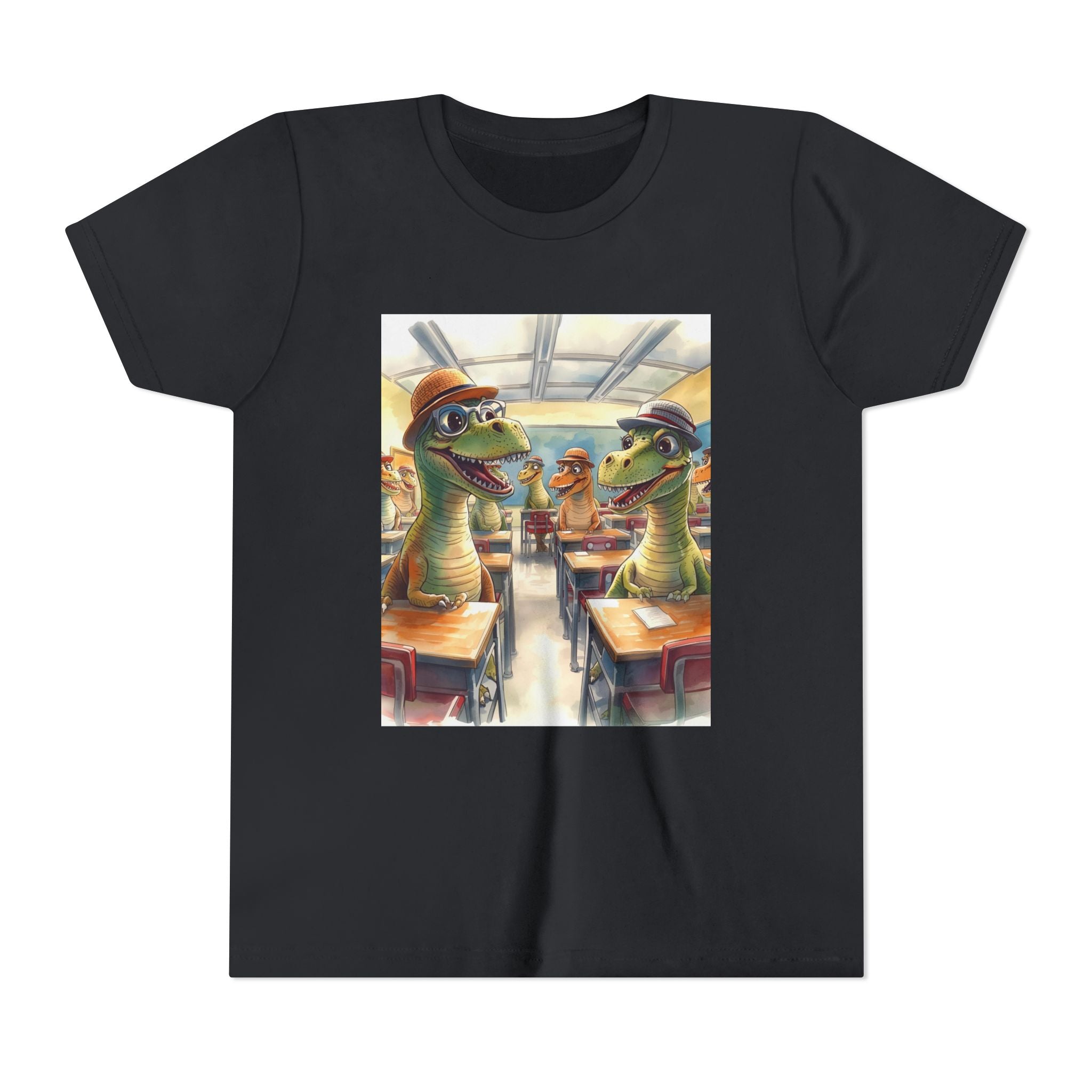 Dinosaur Classroom Youth Short Sleeve Tee