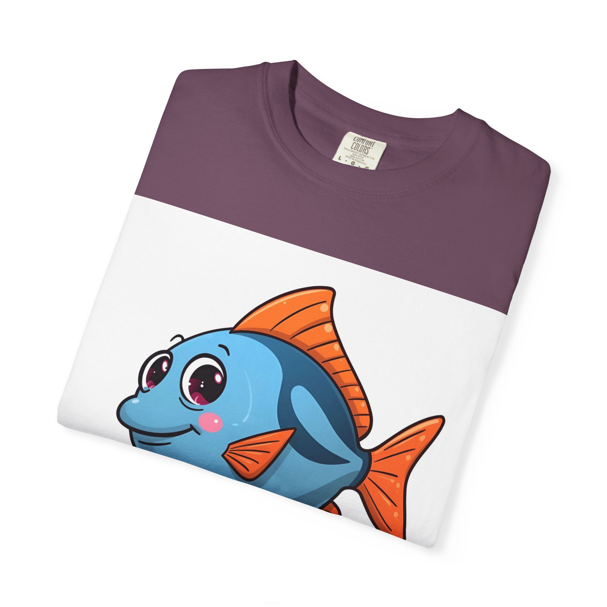 Here Fishy Fishy Fishy Unisex Garment-Dyed T-shirt