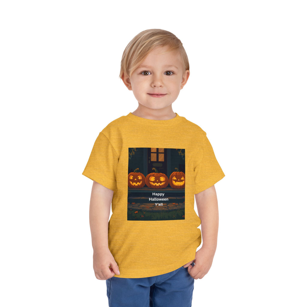 Spooky Pumpkin Toddler Short Sleeve Tee