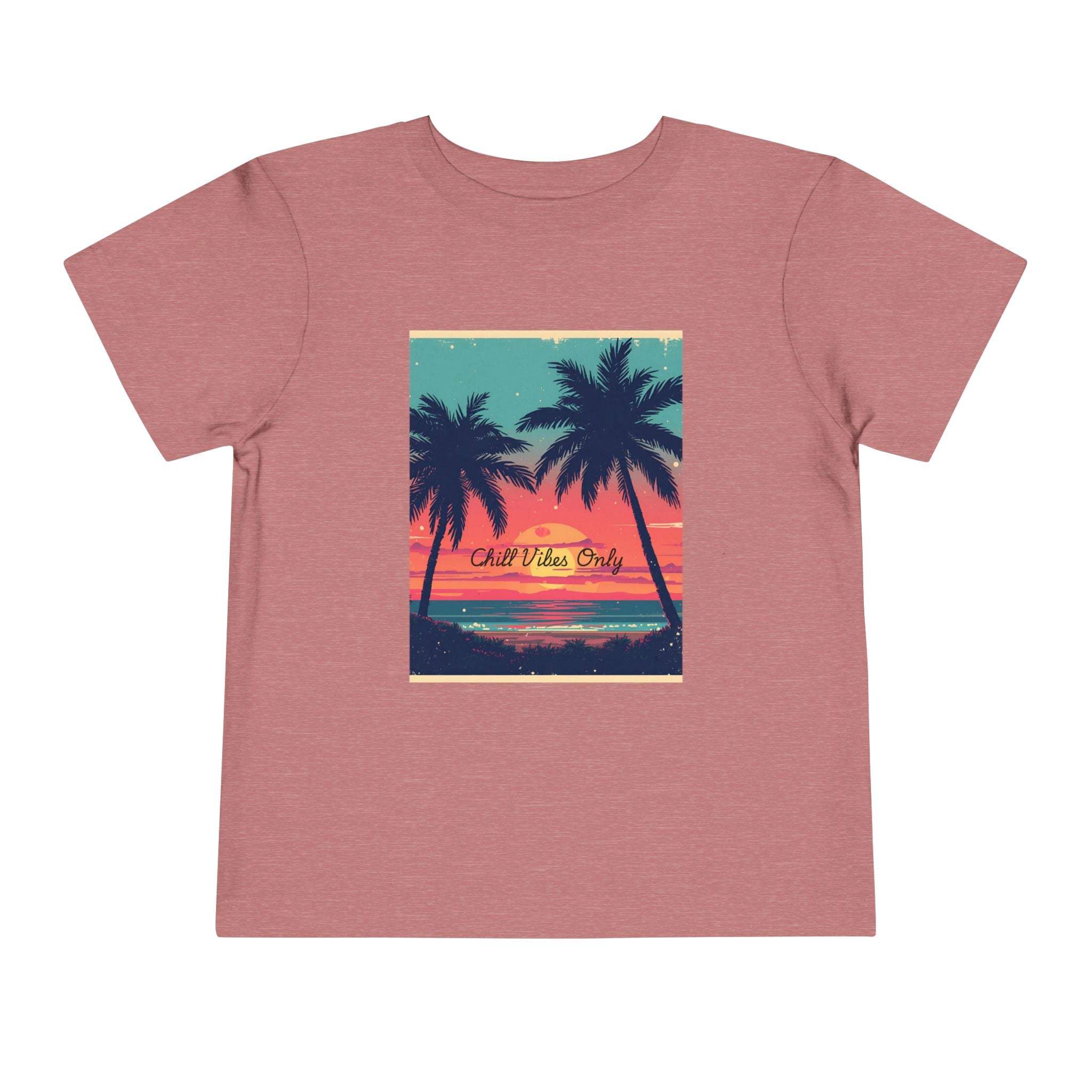 Tropical Sunset Toddler Short Sleeve Tee