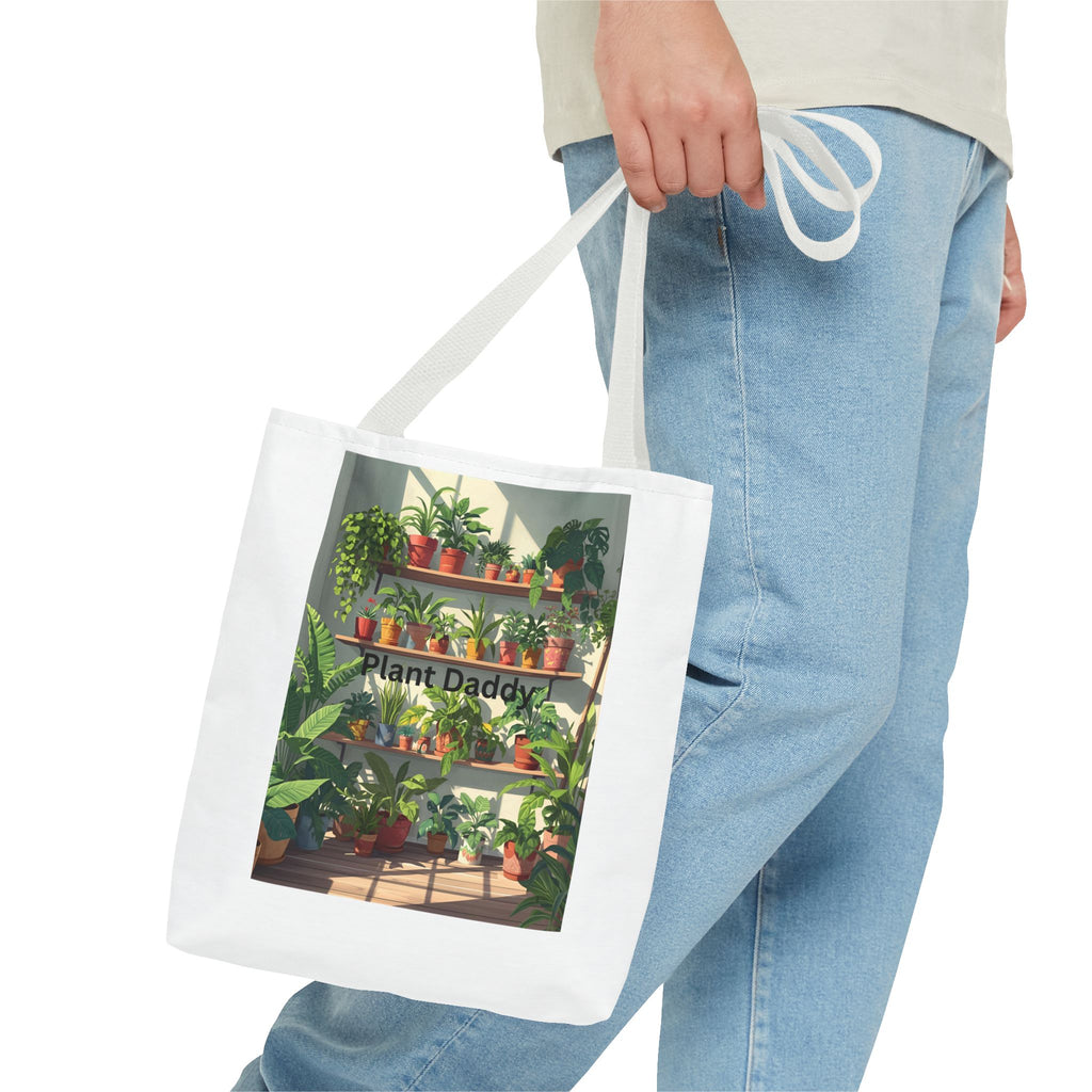 Plant Daddy Tote Bag for Plant Lovers, Gardening Gift, Eco-Friendly Shopping Bag, Houseplant Enthusiast Bag, Reusable Tote for Everyday Use