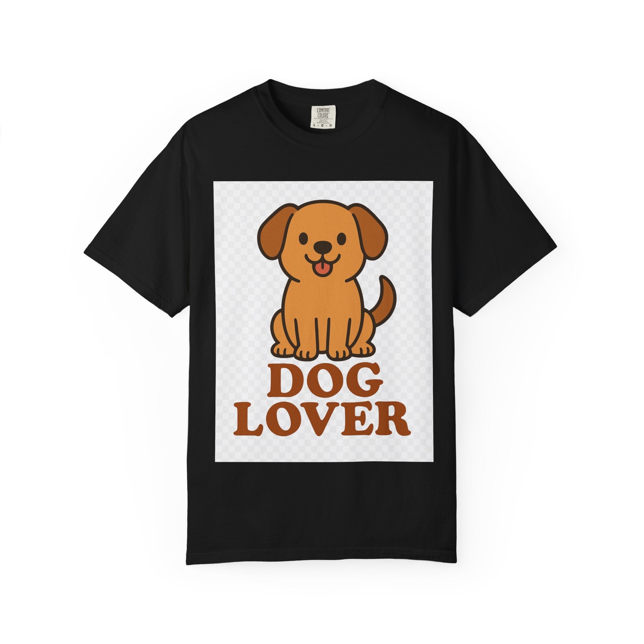 Dog Lover Garment-Dyed T-Shirt, Cute Animal Tee, Pet Parent Gift, Casual Dog Shirt, Unisex Doggy Apparel