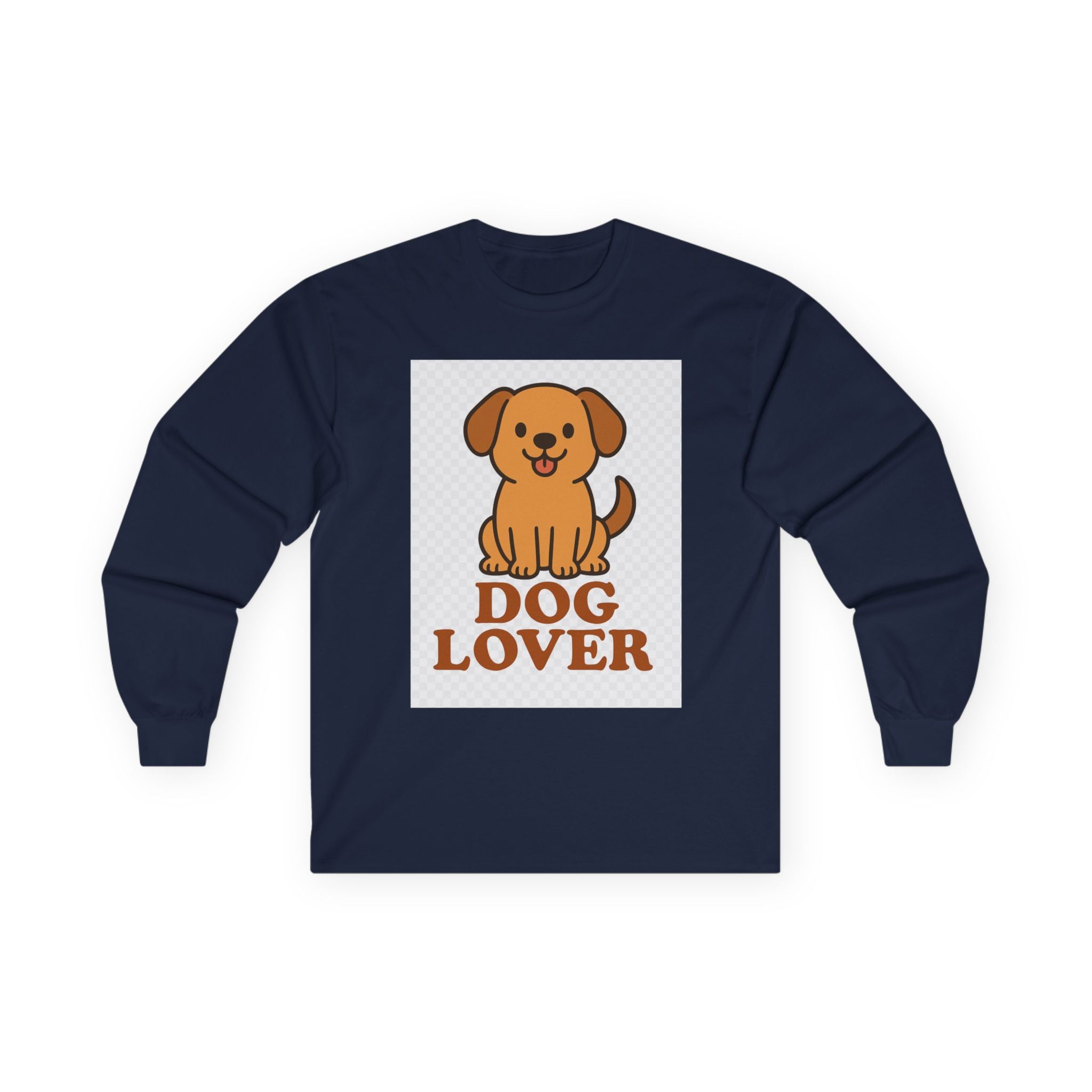 Dog Lover Long Sleeve Tee, Unisex Tee for Pet Enthusiasts, Cute Dog Apparel, Gift for Dog Owners, Casual Everyday Wear