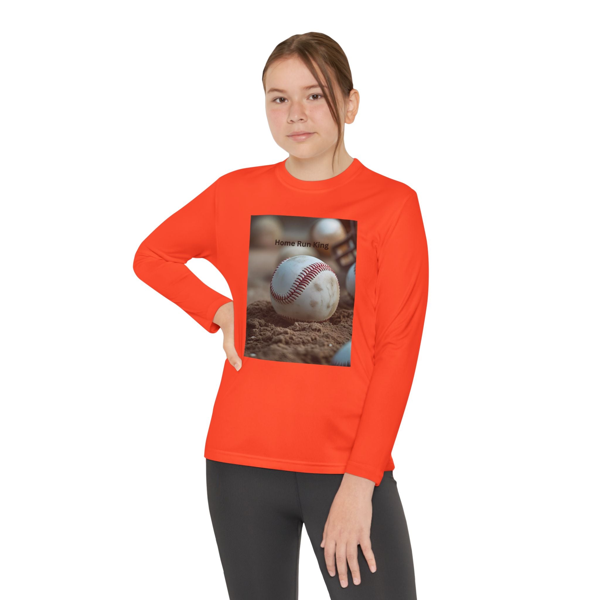 Baseball Youth Long Sleeve Shirt, Kids Sports Tee, Team Fundraiser, Athletic Wear, Birthday Gift, Gifts for Young Players