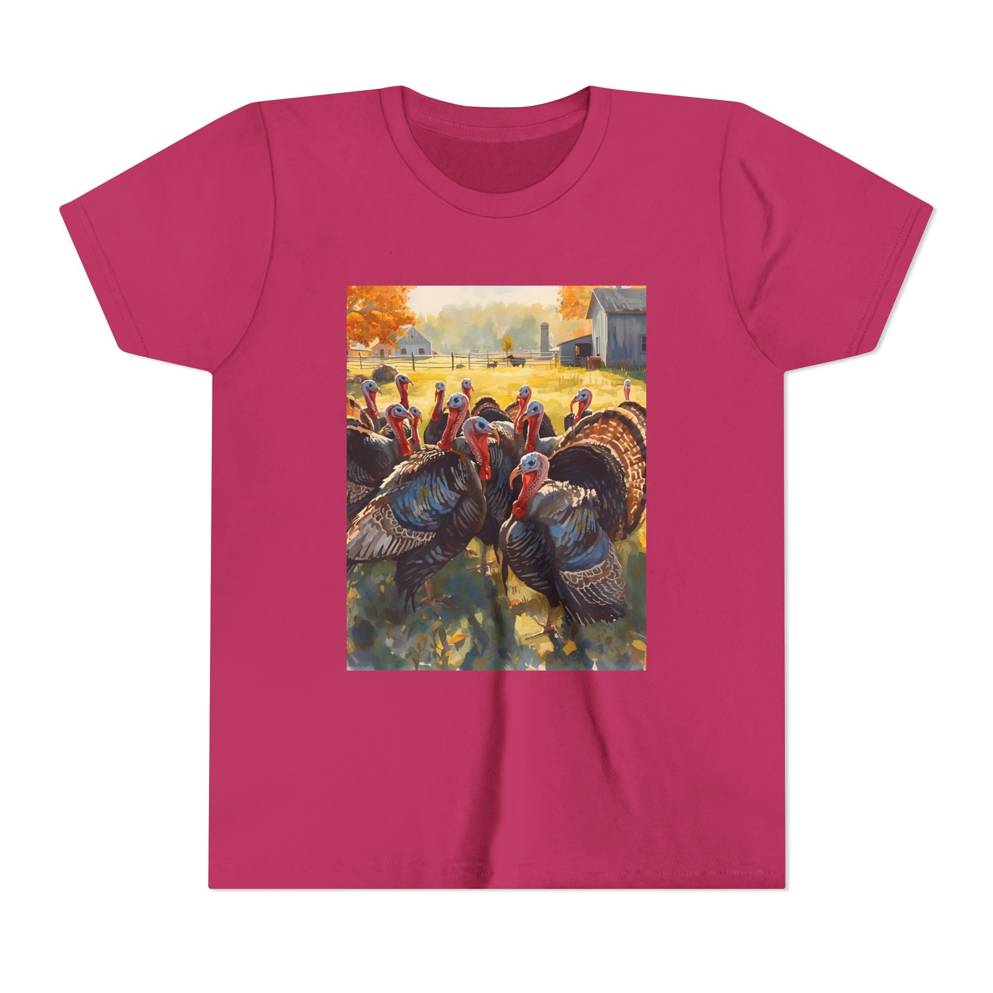 Thanksgiving Turkey Youth Short Sleeve Tee