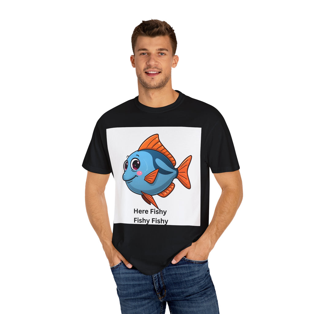 Fishy Fishy Fishy Unisex Garment-Dyed T-shirt