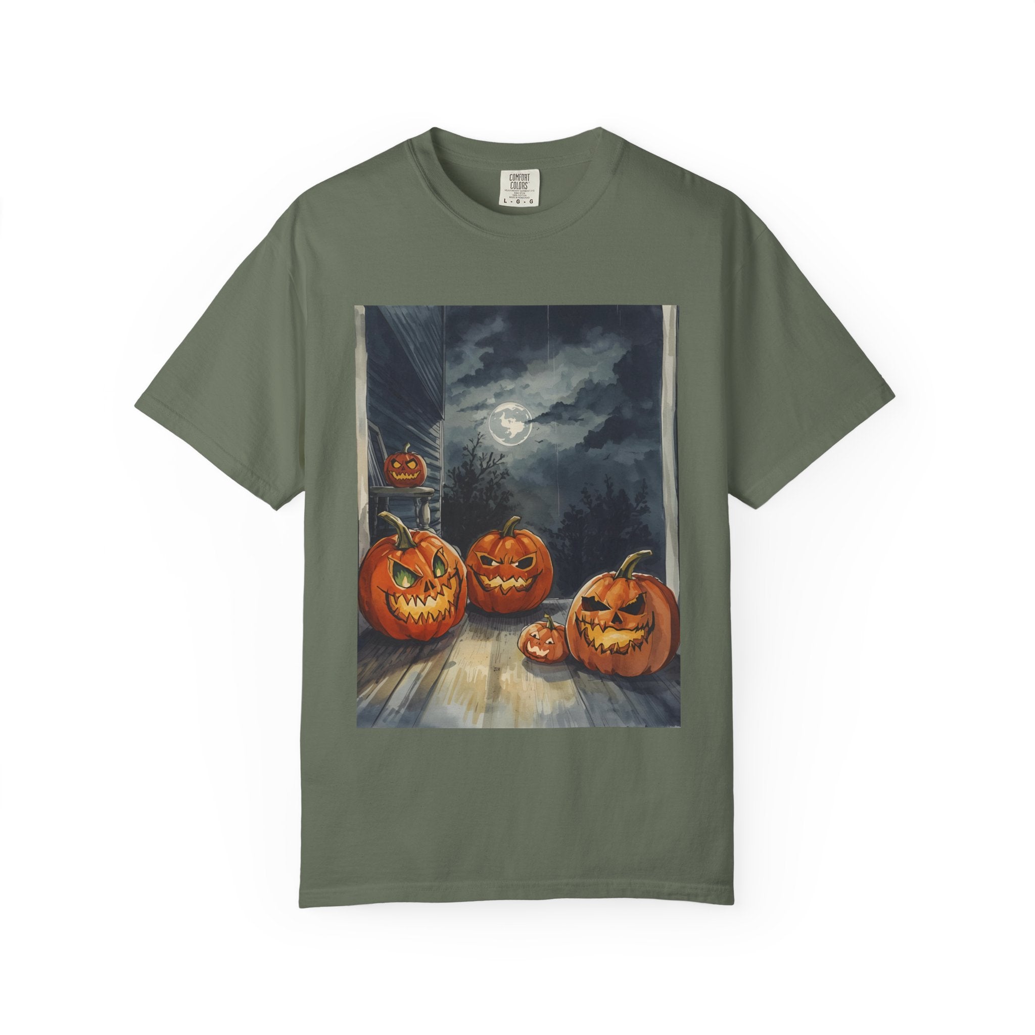 Halloween Pumpkin Scary T-shirt - Perfect for Fall Celebrations, Trick or Treat, Autumn Fashion, Costume Party, Spooky Vibes