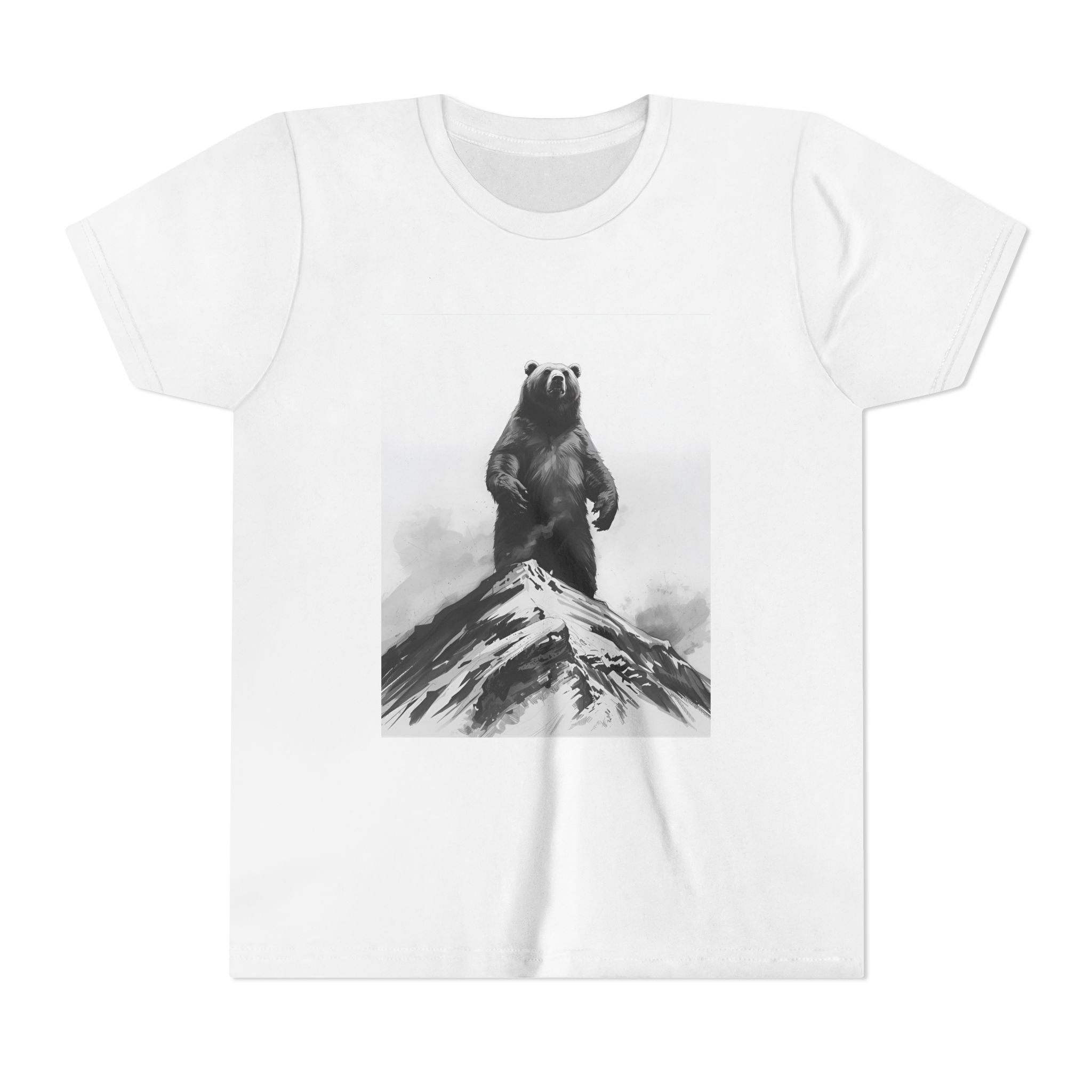 Bear Mountain Snow Youth Short Sleeve Tee