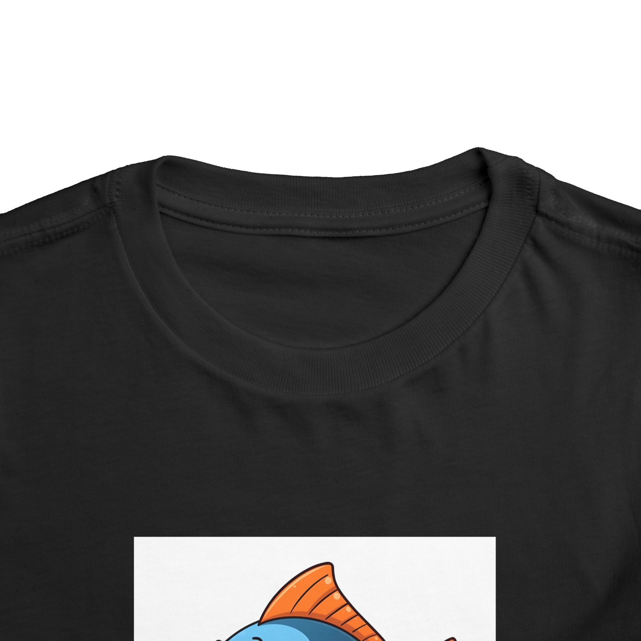 Here Fishy Fishy Fishy Toddler Short Sleeve Tee