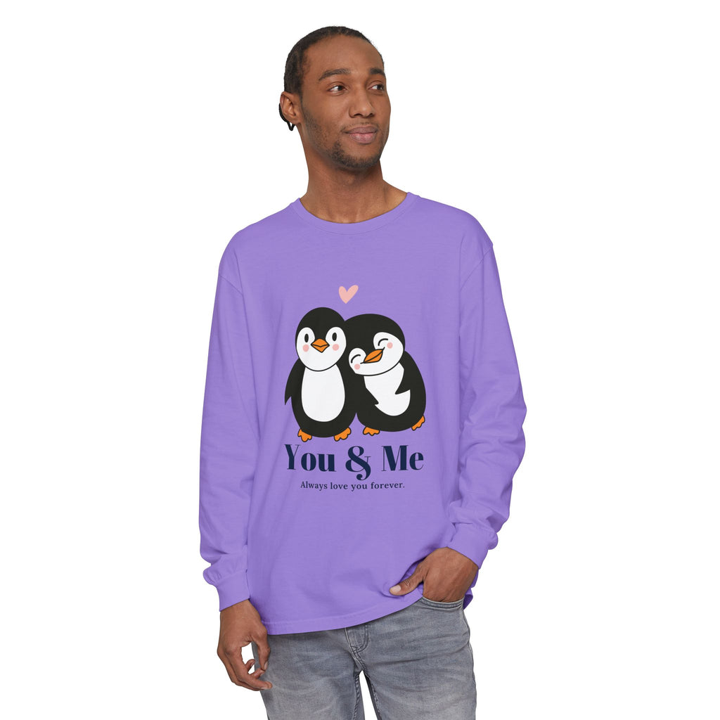 Adorable Penguin Love Long Sleeve T-Shirt | Cute Couples Gift, Valentine's Day Apparel, Matching Tees, Cozy Date Night Wear, [...]