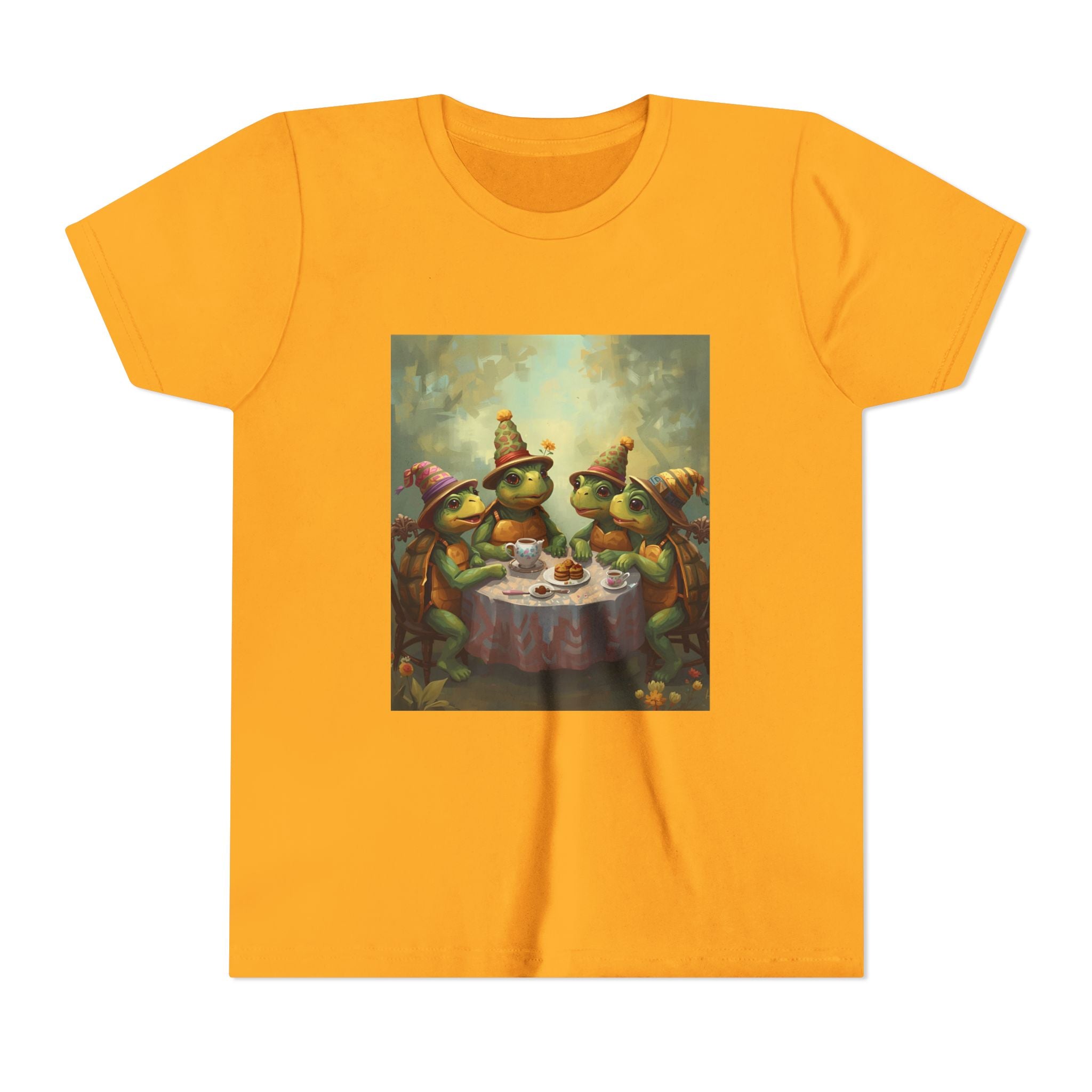 Whimsical Turtle Youth Short Sleeve Tee