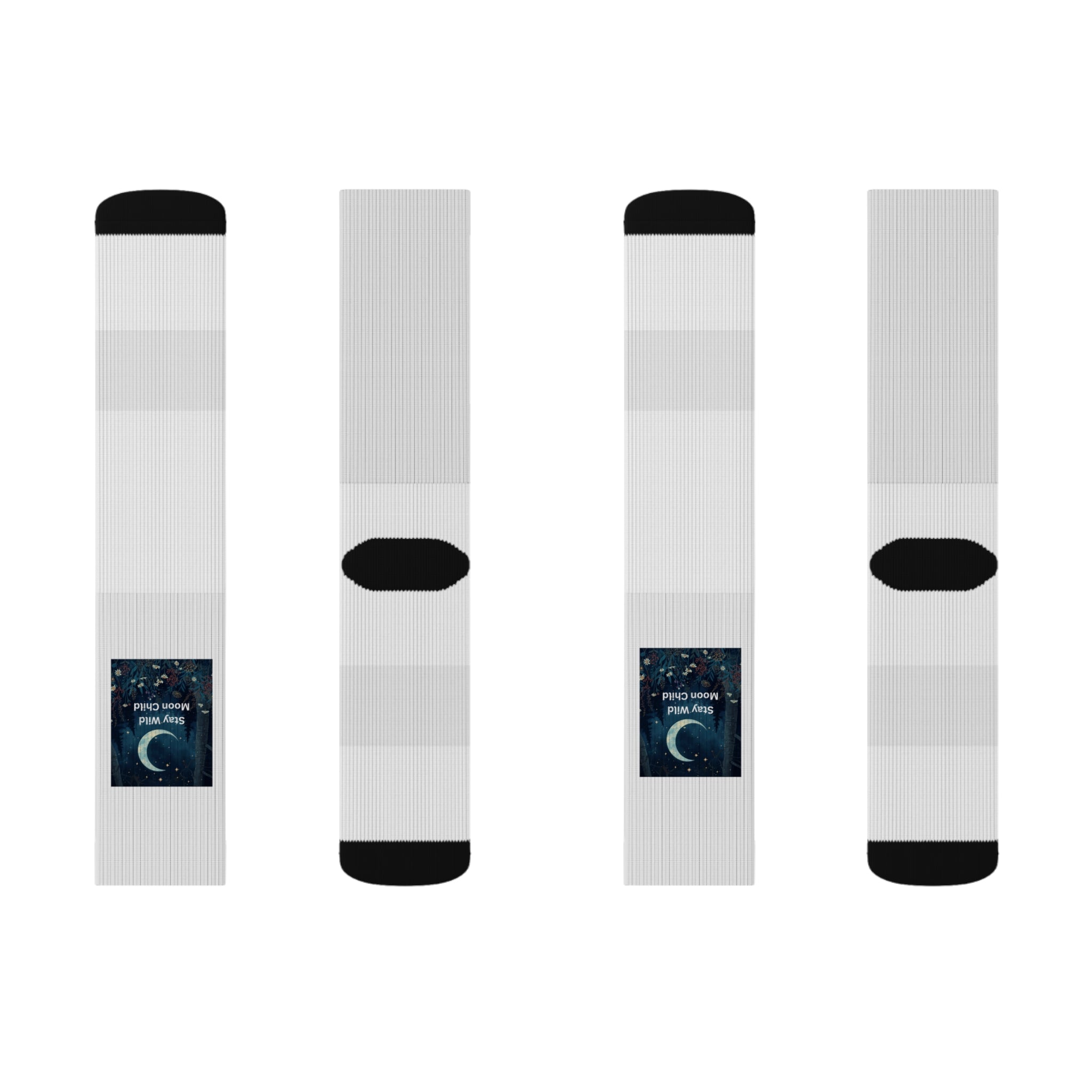 Stay Wild Moon Child Sublimation Socks