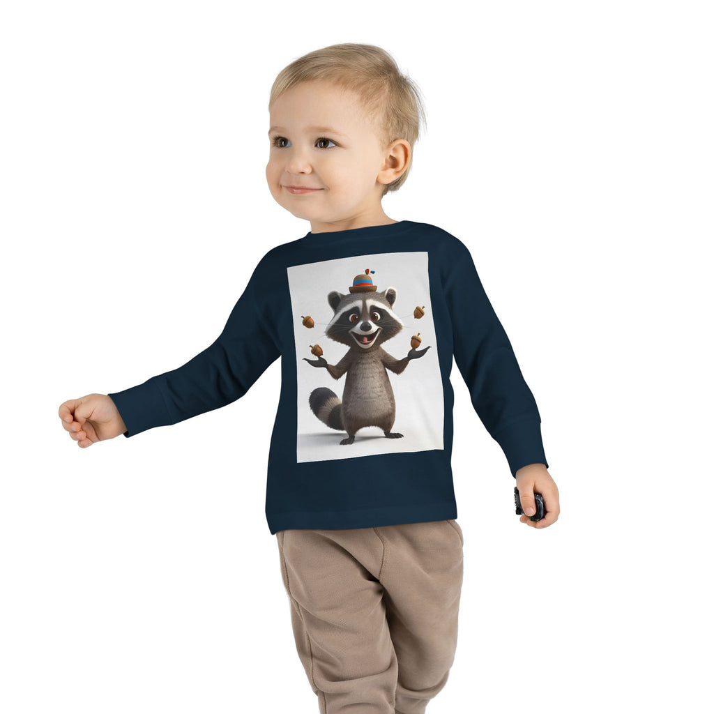 Raccoon Toddler Long Sleeve Tee