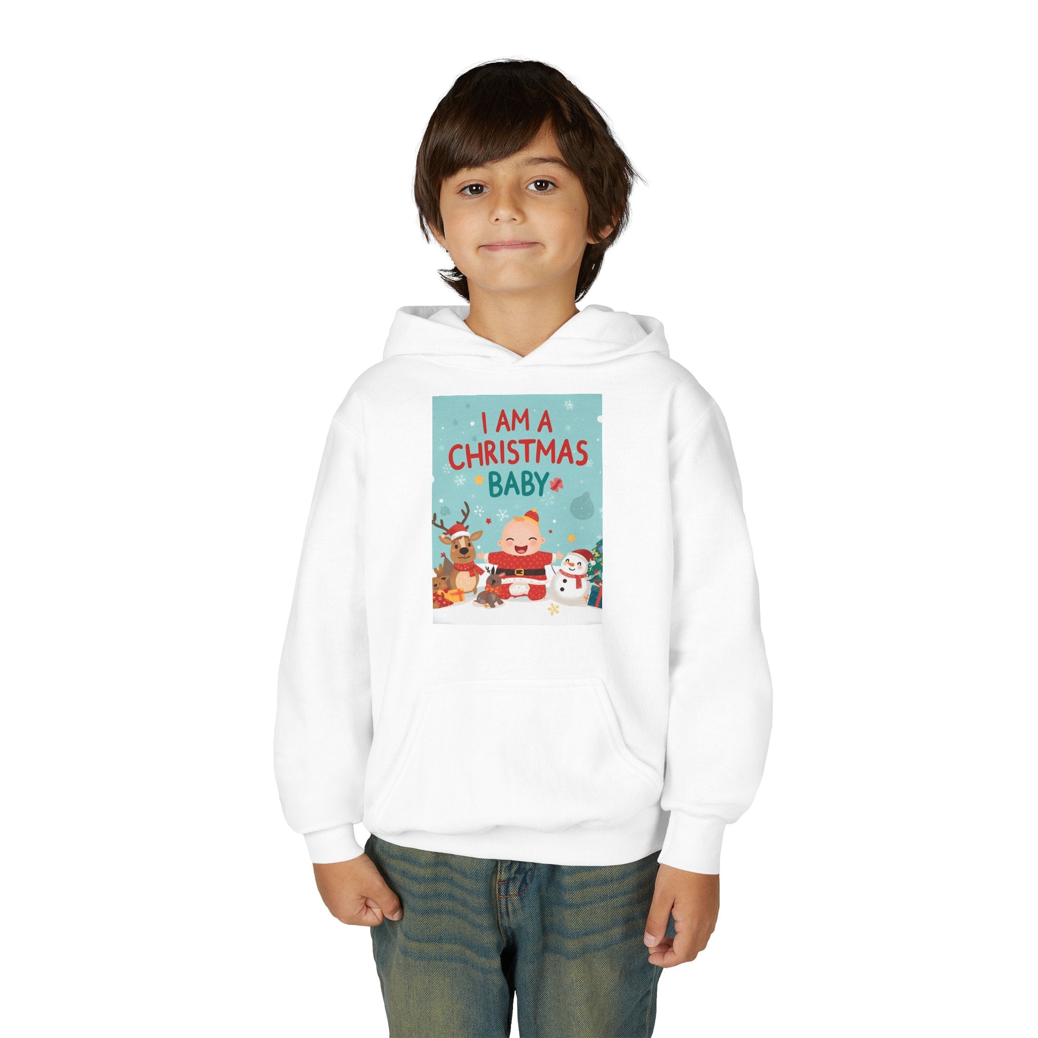Christmas Youth Heavy Blend Hooded Sweatshirt