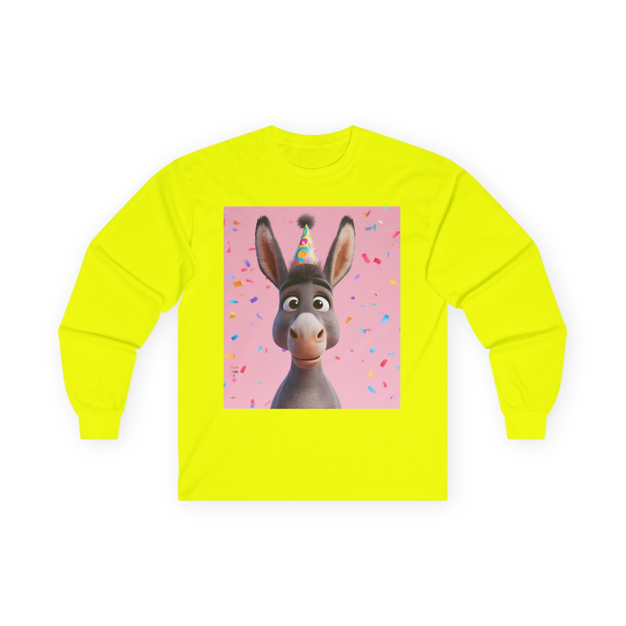 Donkey Birthday Unisex Ultra Cotton Long Sleeve Tee