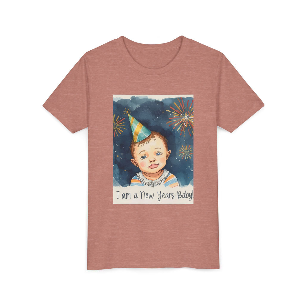 I Am A New Years Baby Youth Short Sleeve Tee