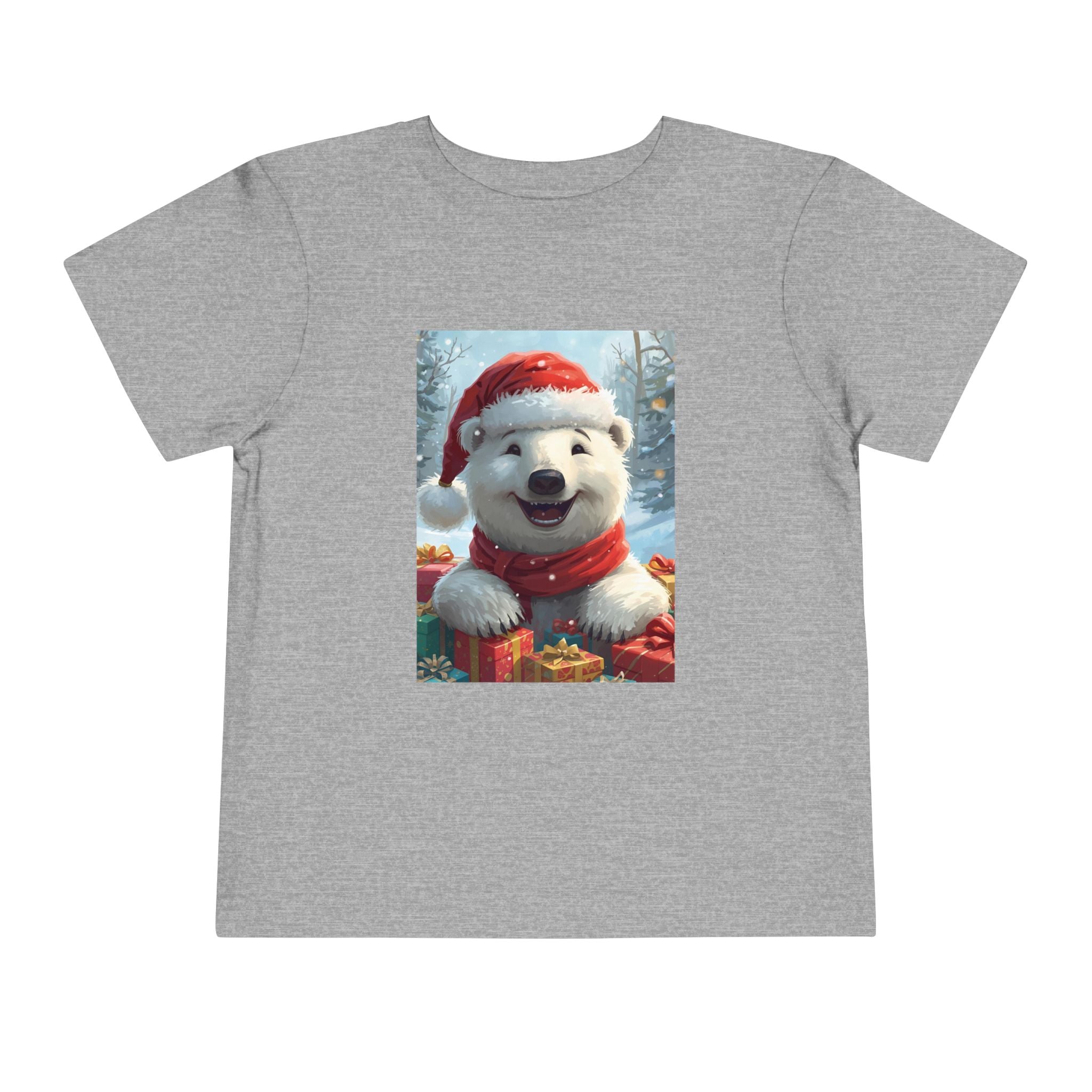 Christmas Bear Toddler Short Sleeve Tee