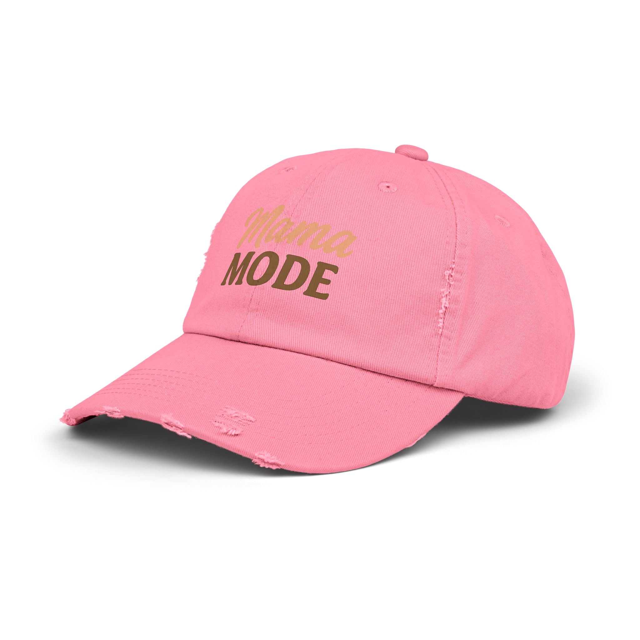Mama Mode Distressed Cap — Casual Vintage Mom Hat