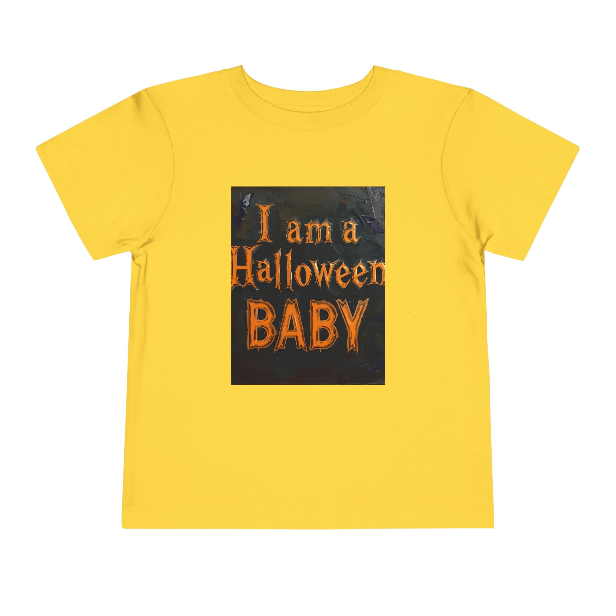 I Am A Halloween Baby Toddler Short Sleeve Tee