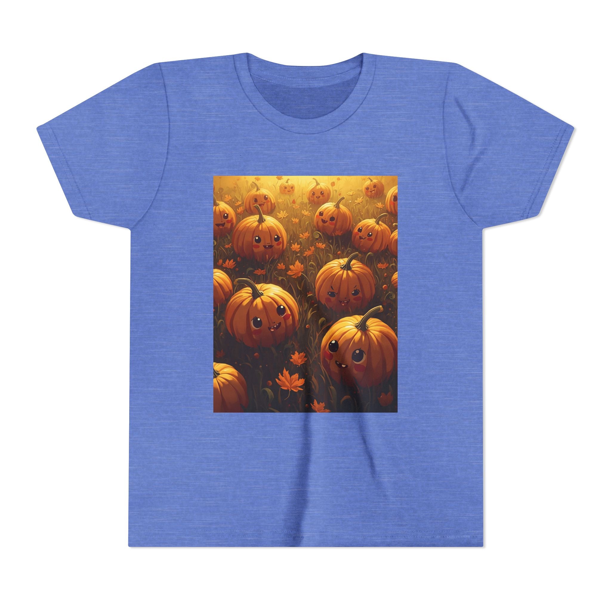 Pumpkin Halloween Youth Tee, Fall Shirt, Halloween Gift, Kids Halloween Apparel, Harvest Celebration T-shirt
