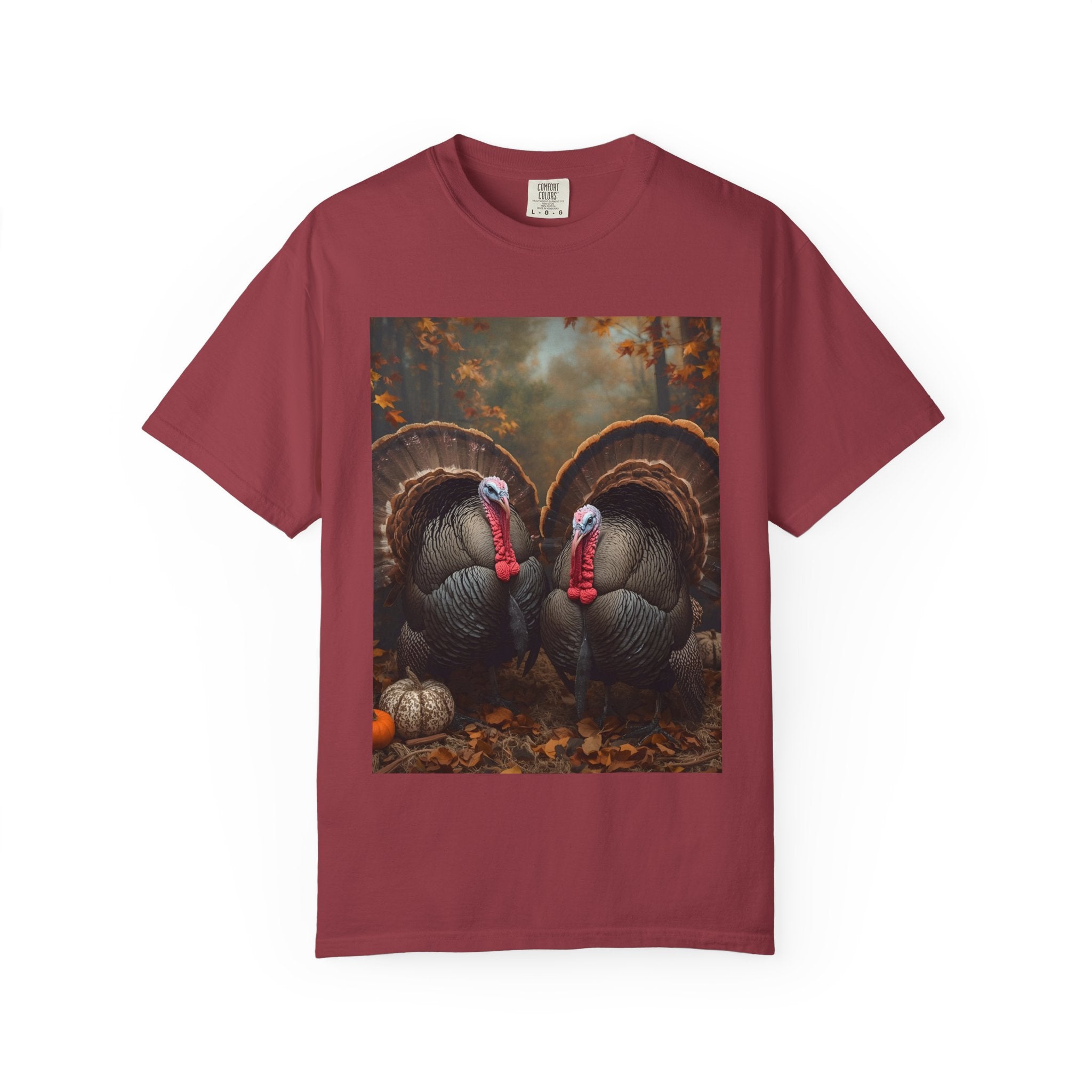 Thanksgiving Turkey Graphic Tee, Unisex Gift for Fall, Harvest Party Shirt, Cute Casual Outfit, Family Gathering Apparel
