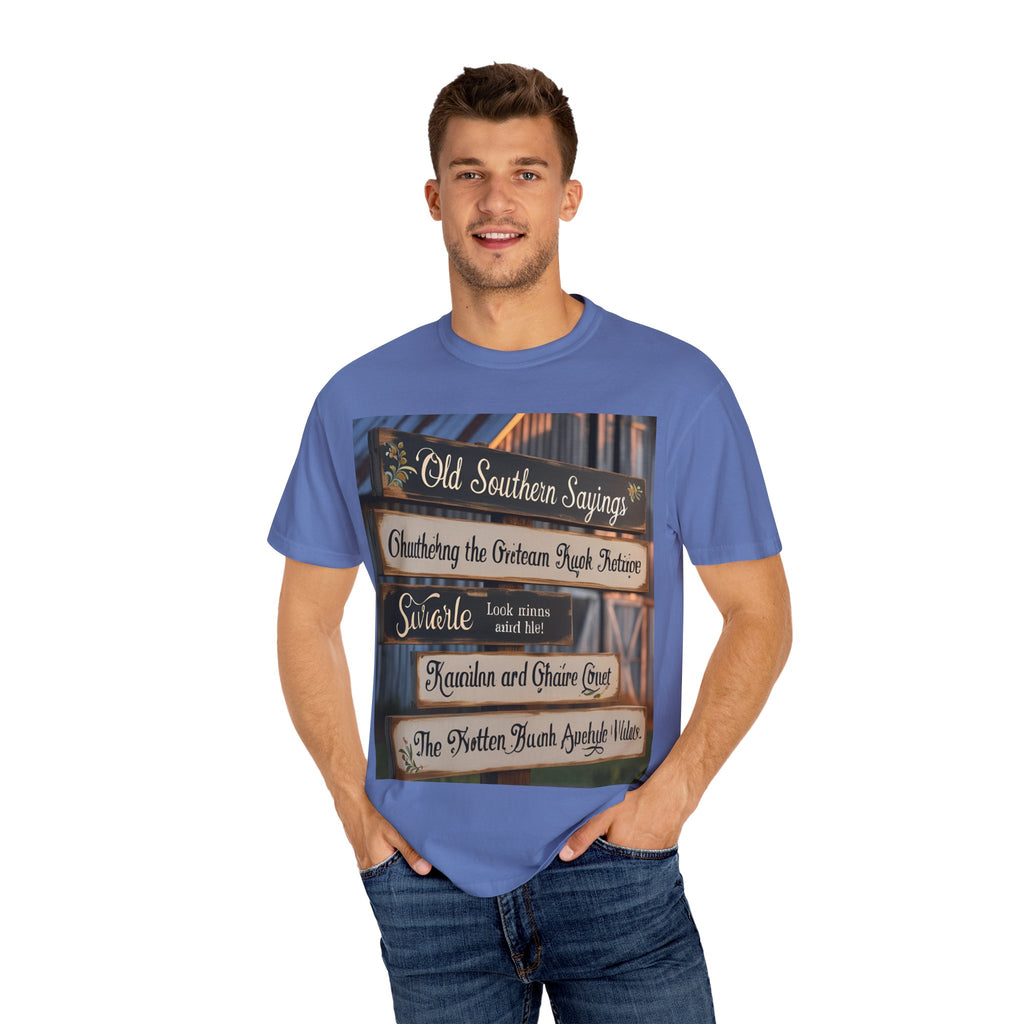 Old Southern Sayings Crossing Unisex T-shirt, Southern Pride Tee, Gift for Her/Him, Casual Wear, Vintage Style Shirt, Summer Wardrobe Essential