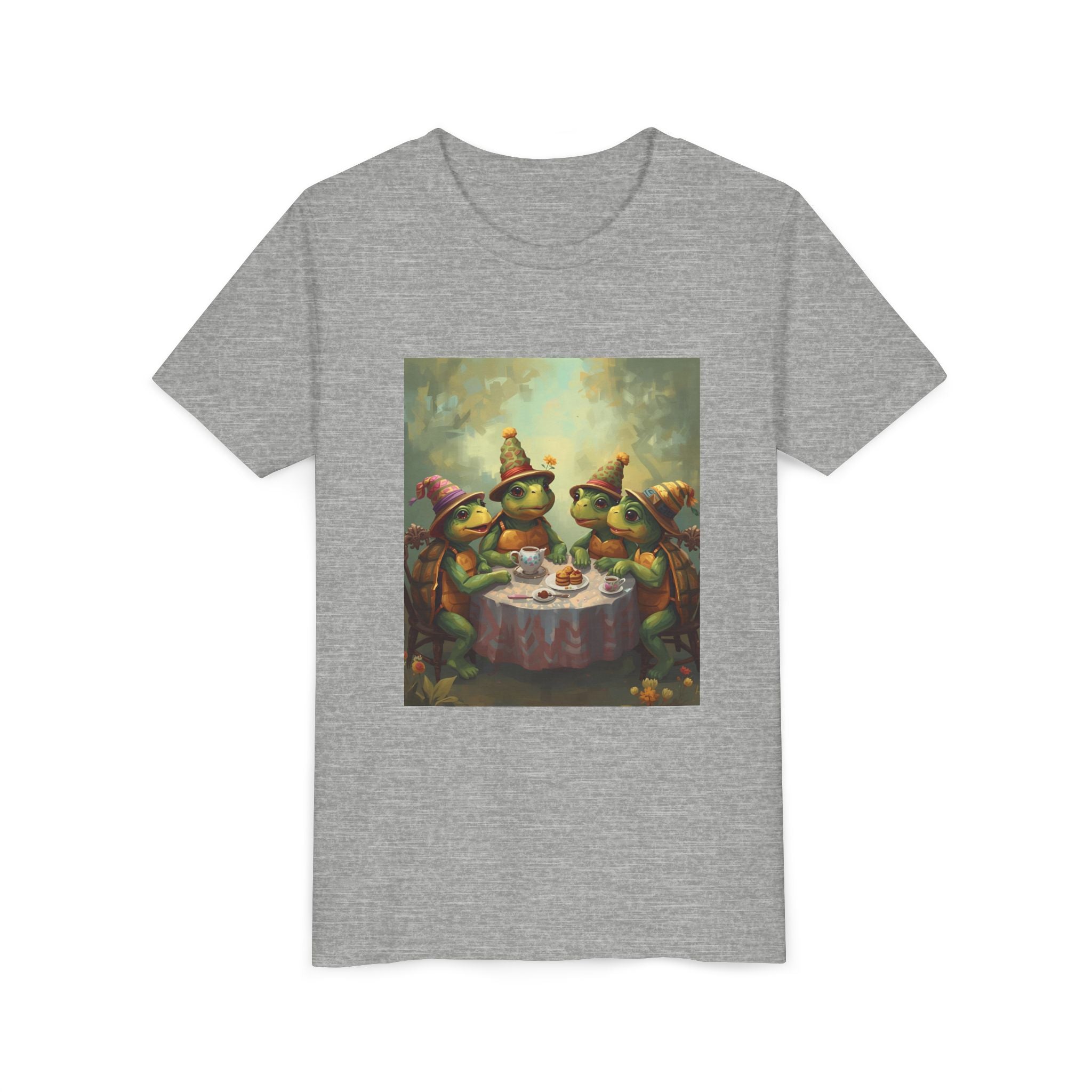 Whimsical Turtle Youth Short Sleeve Tee